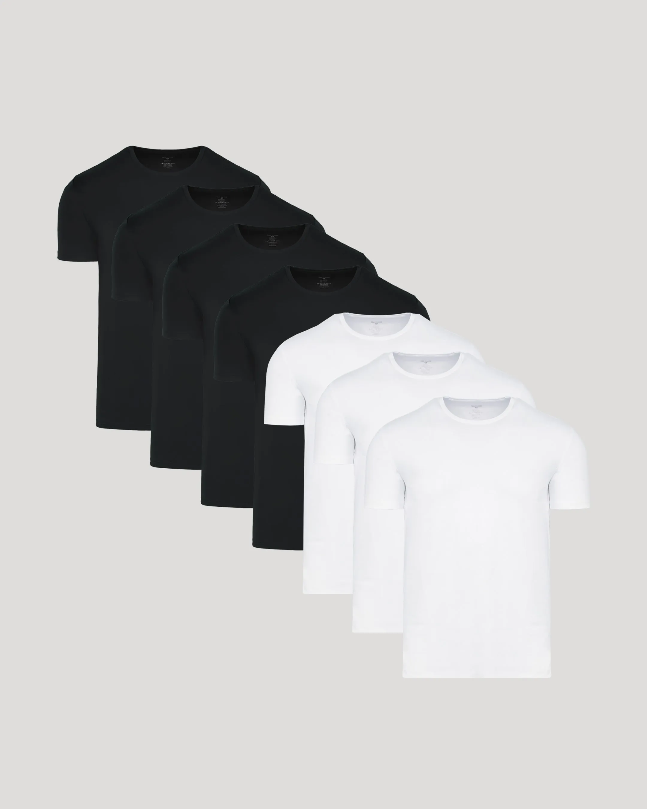 Black & White Premium Pima Crew Neck 7-Pack sold by True Classic