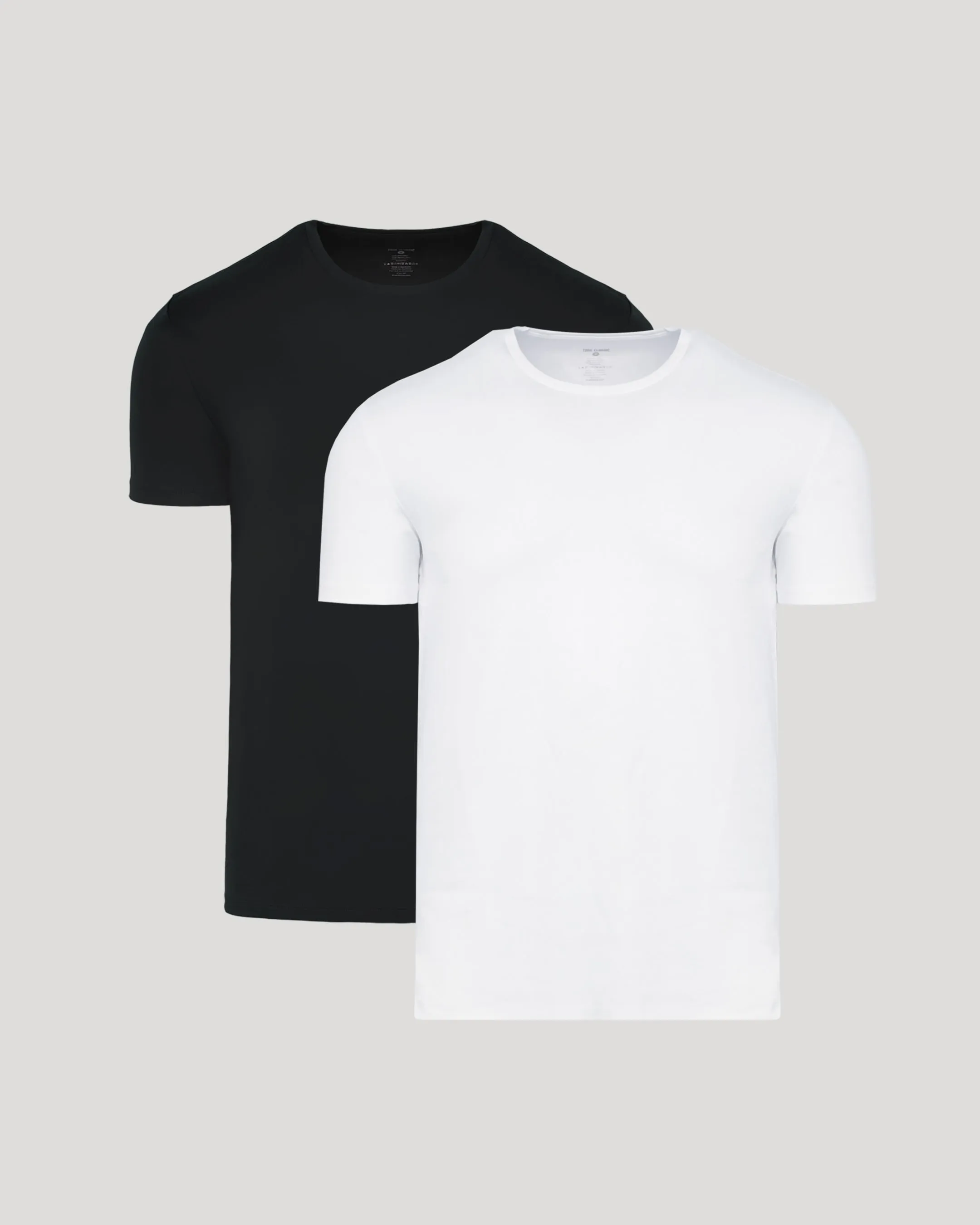 Black & White Tall Premium Pima Crew Neck 2-Pack sold by True Classic