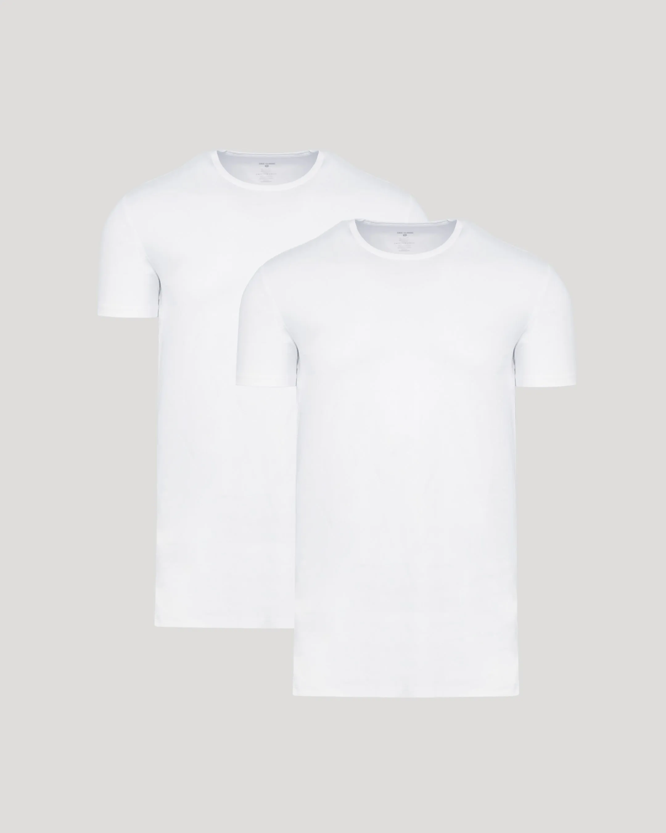 White Tall Premium Pima Crew Neck 2-Pack sold by True Classic