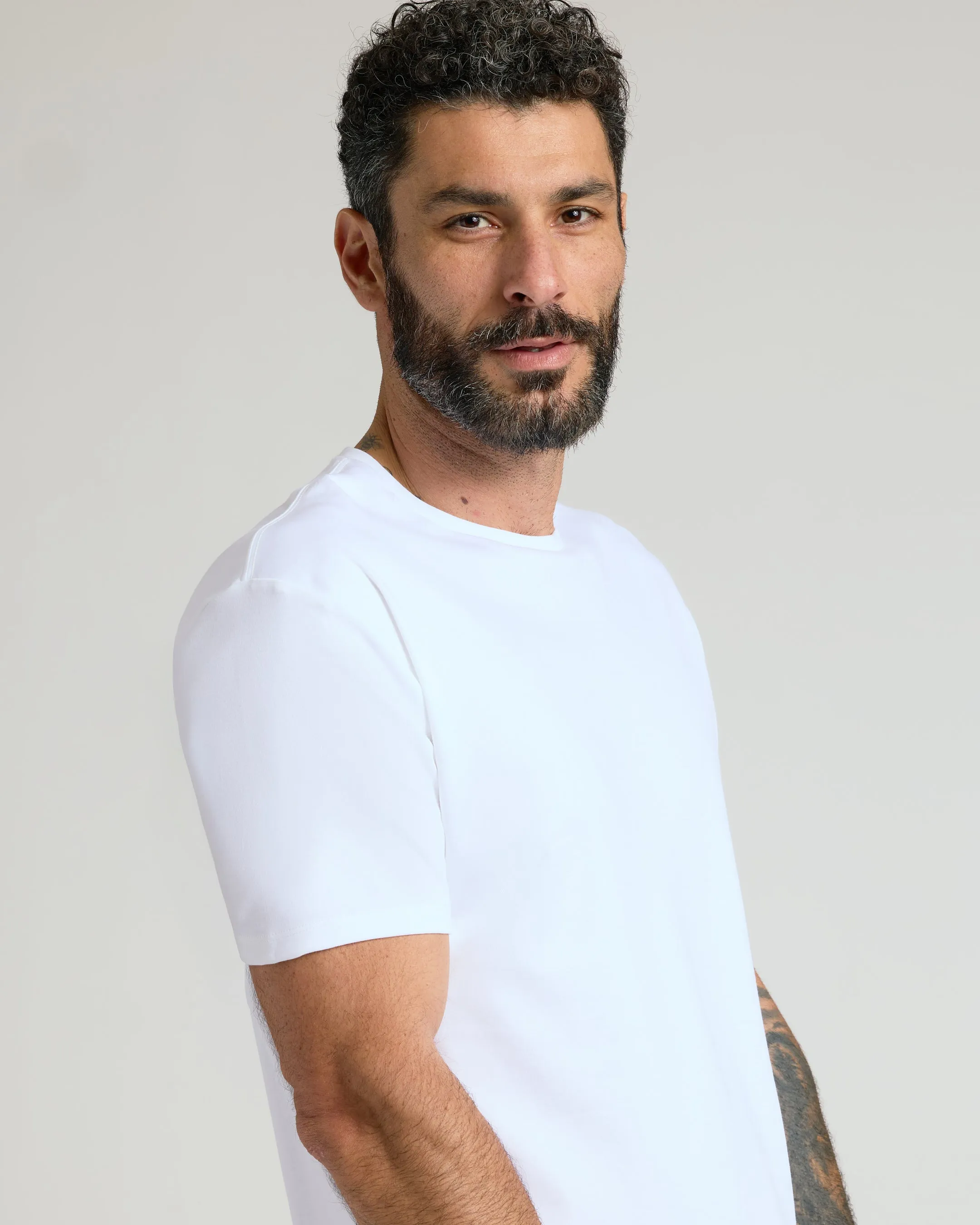 Black & White Premium Pima Crew Neck 2-Pack sold by True Classic product image thumbnail 3