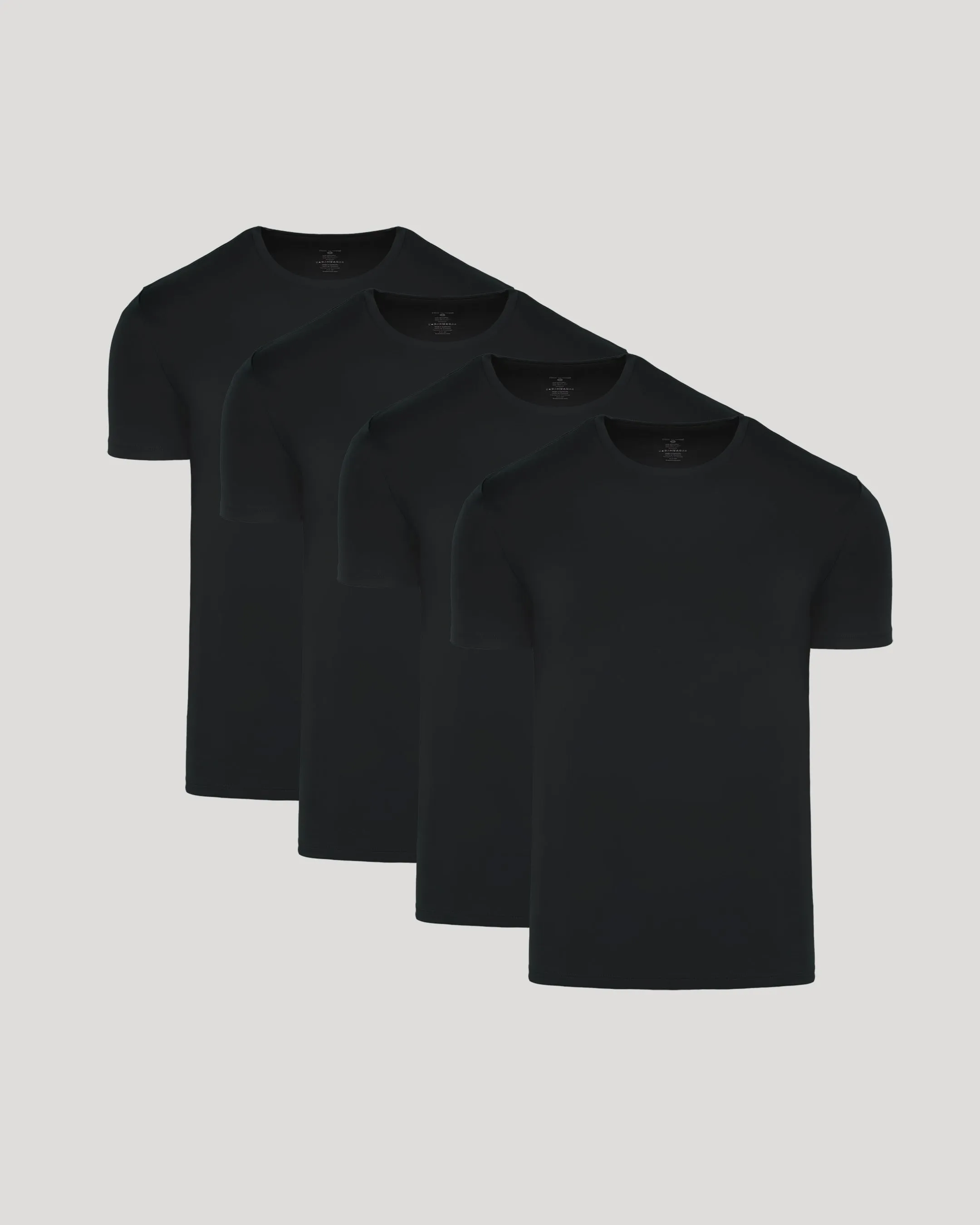 Black Premium Pima Crew Neck 4-Pack sold by True Classic