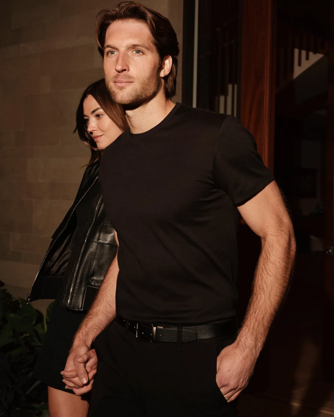 Black Premium Pima Crew Neck 2-Pack sold by True Classic product image thumbnail 2