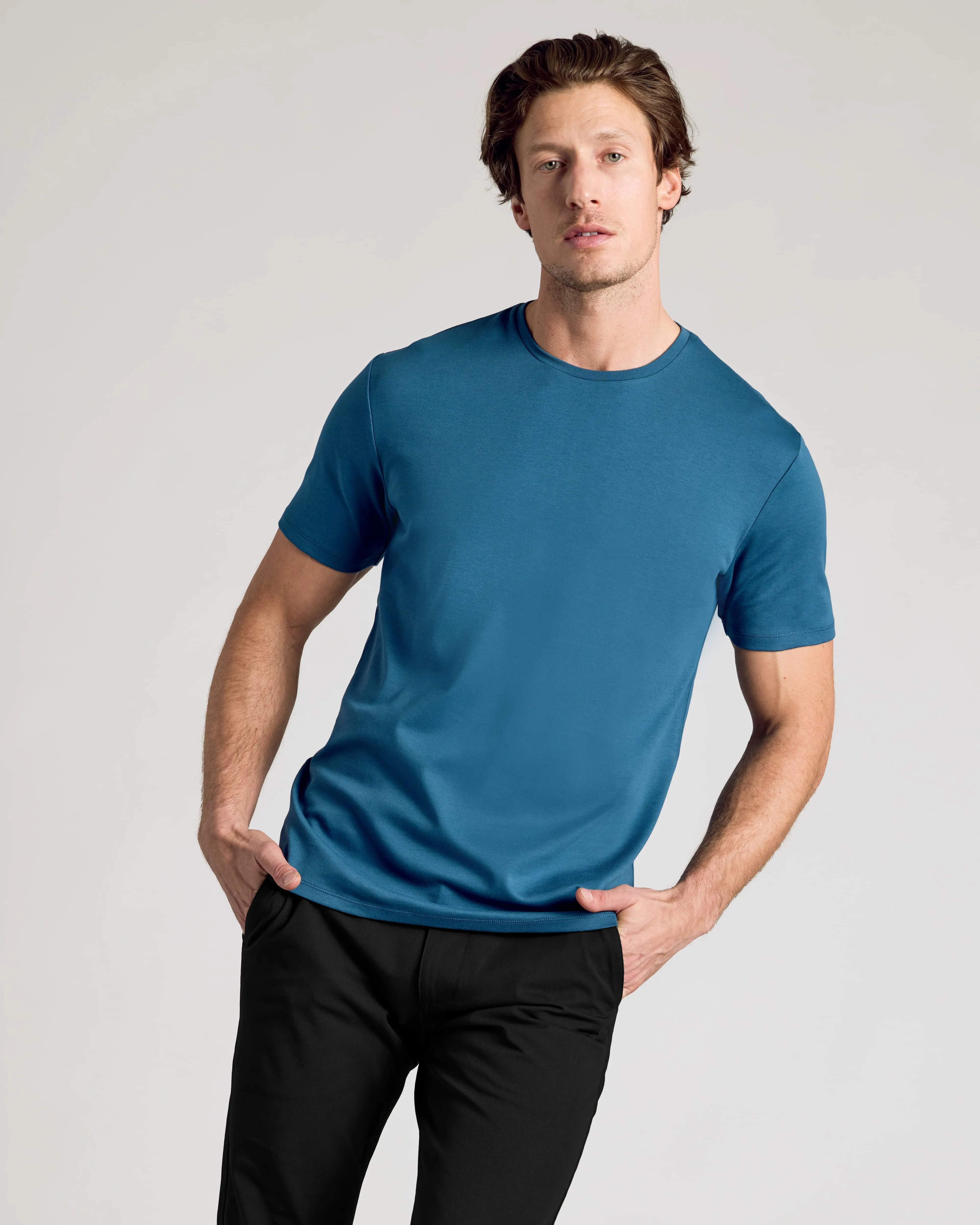 Lagoon Premium Pima Crew Neck sold by True Classic product image thumbnail 5