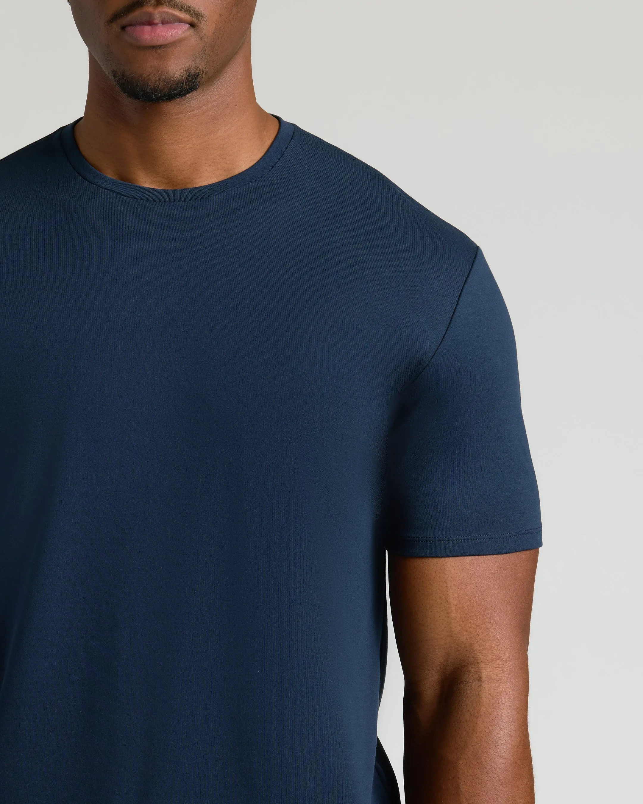 Navy Tall Premium Pima Crew Neck sold by True Classic product image thumbnail 5