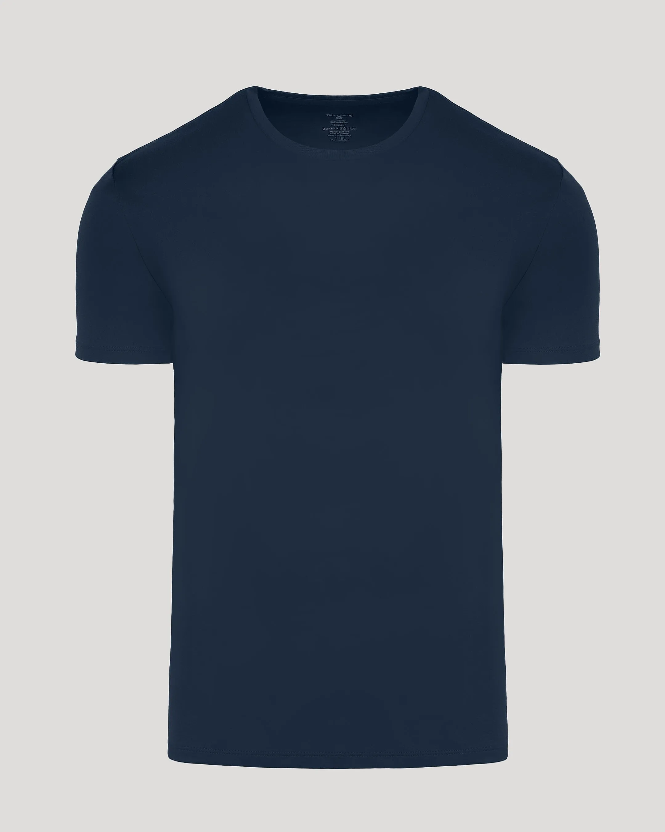 Navy Premium Pima Crew Neck sold by True Classic product image thumbnail 3