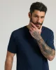 Navy Pima Crew Neck sold by True Classic