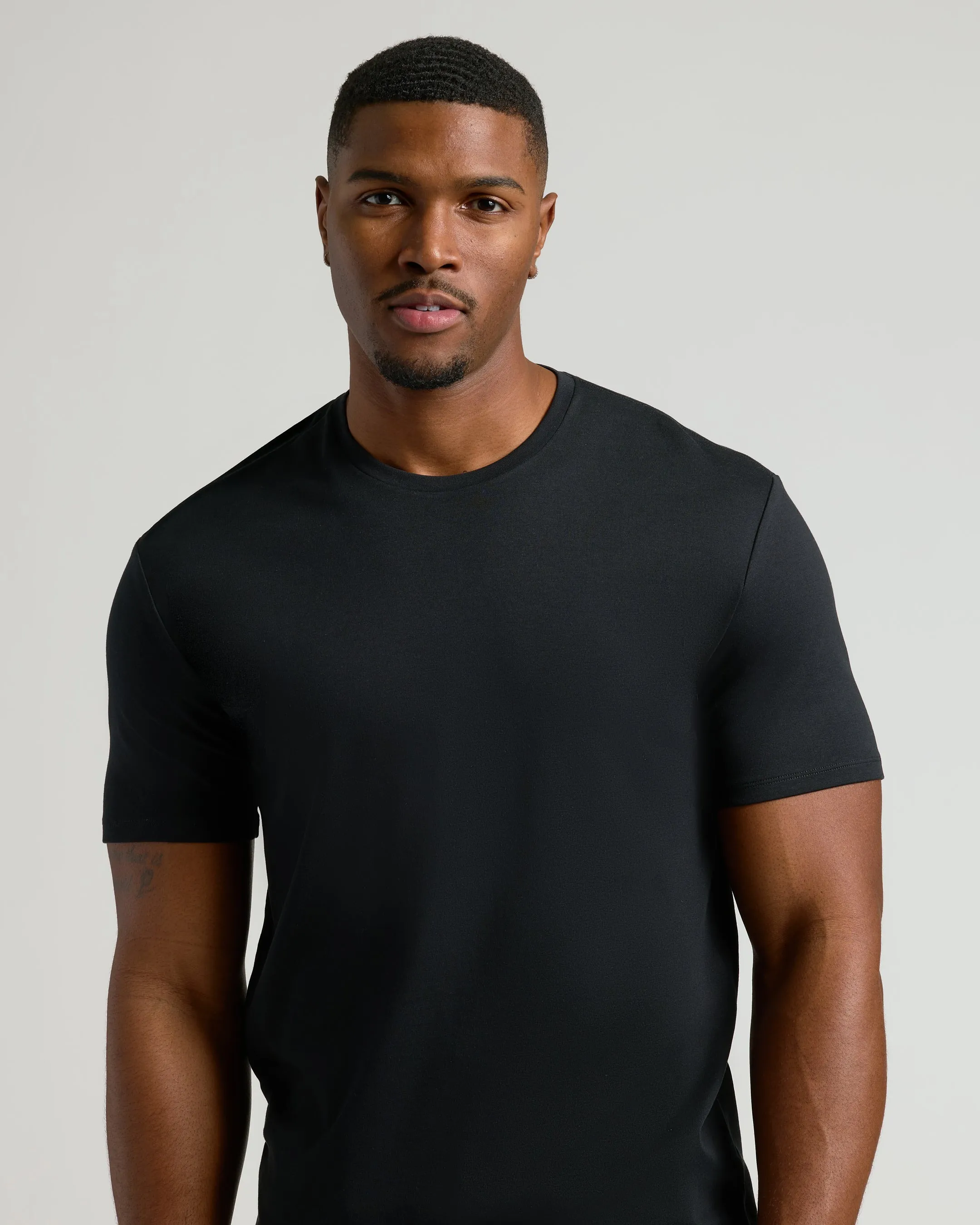 Black Tall Premium Pima Crew Neck sold by True Classic product image thumbnail 5