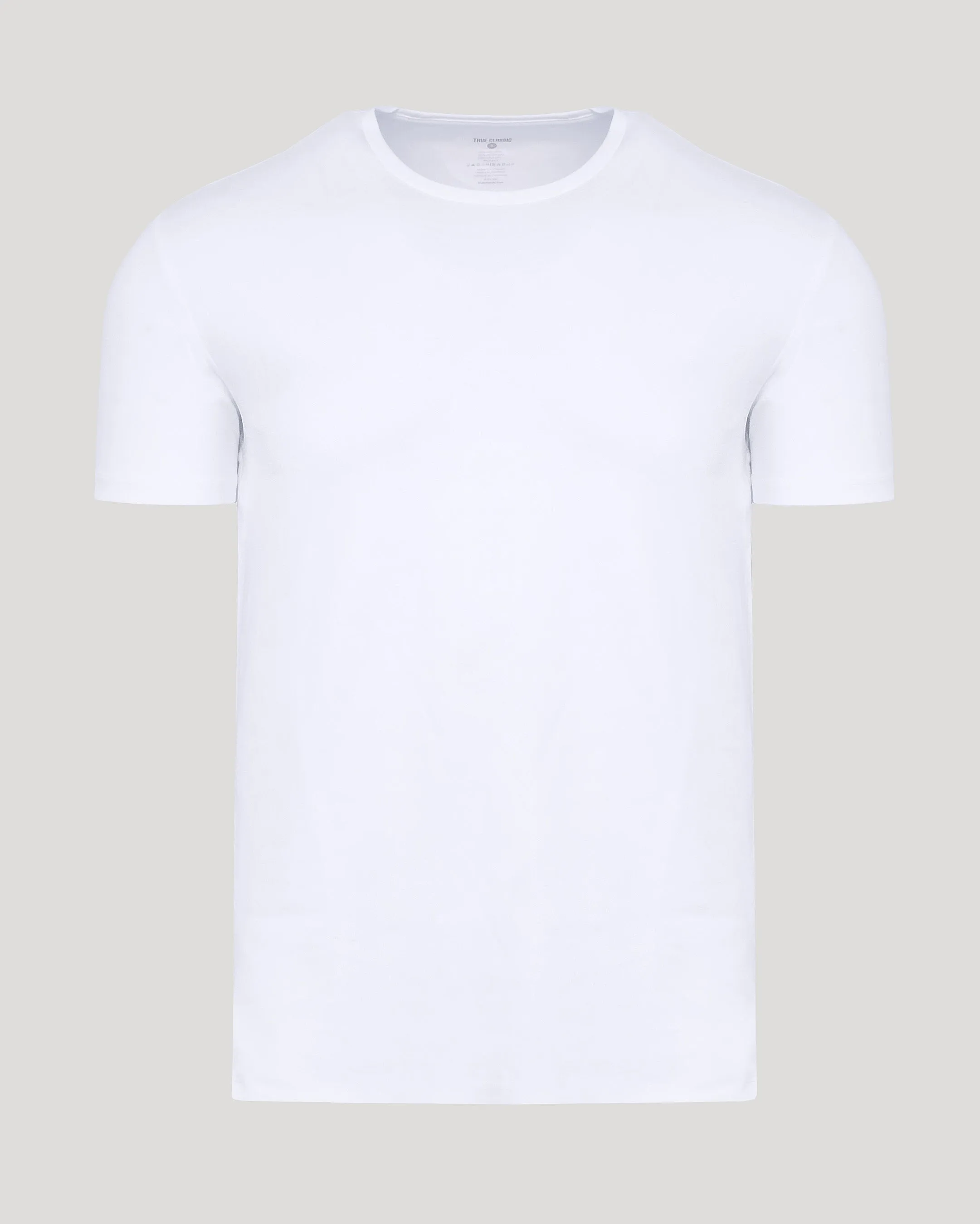 White Premium Pima Crew Neck sold by True Classic product image thumbnail 3