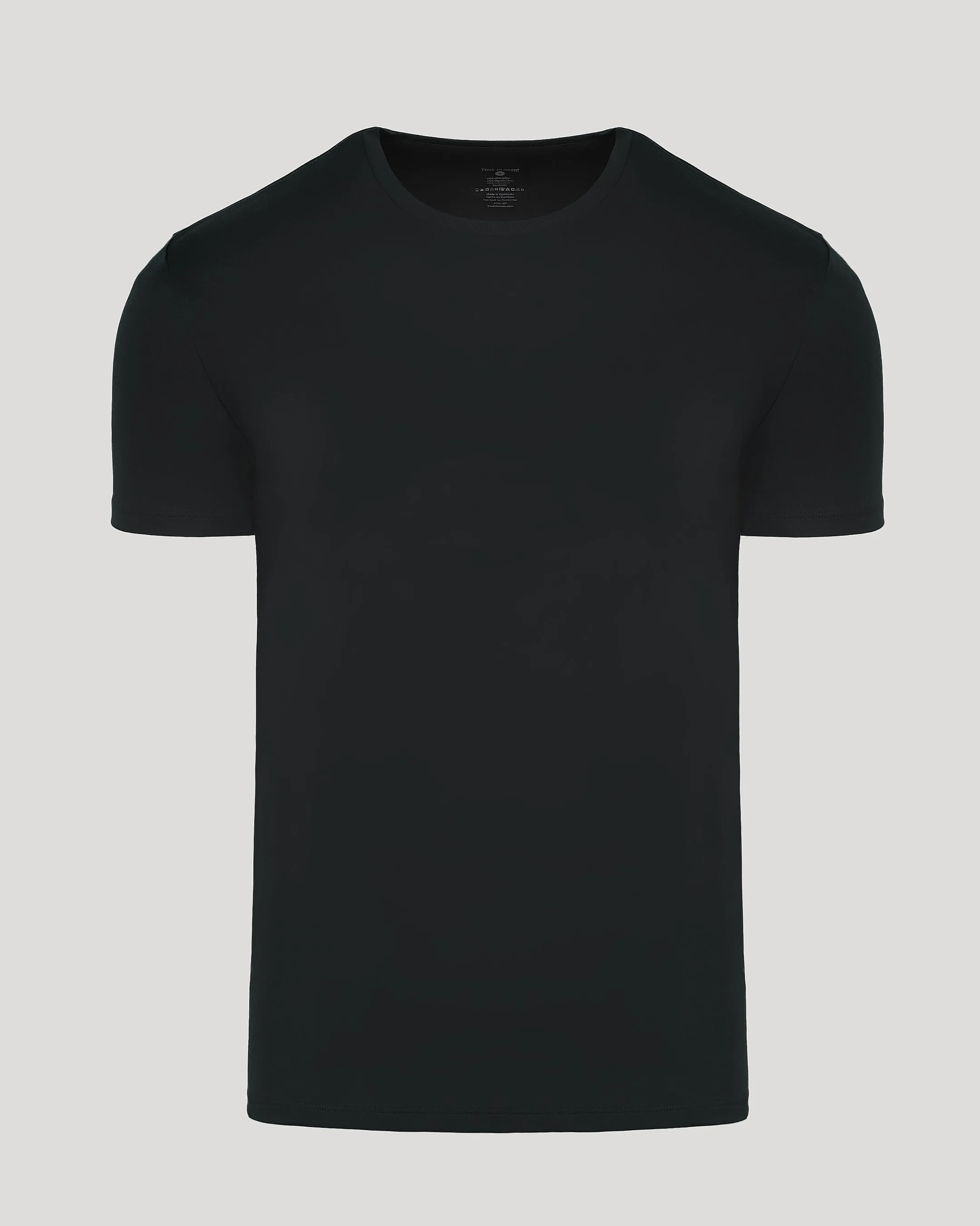 Black Premium Pima Crew Neck sold by True Classic product image thumbnail 3