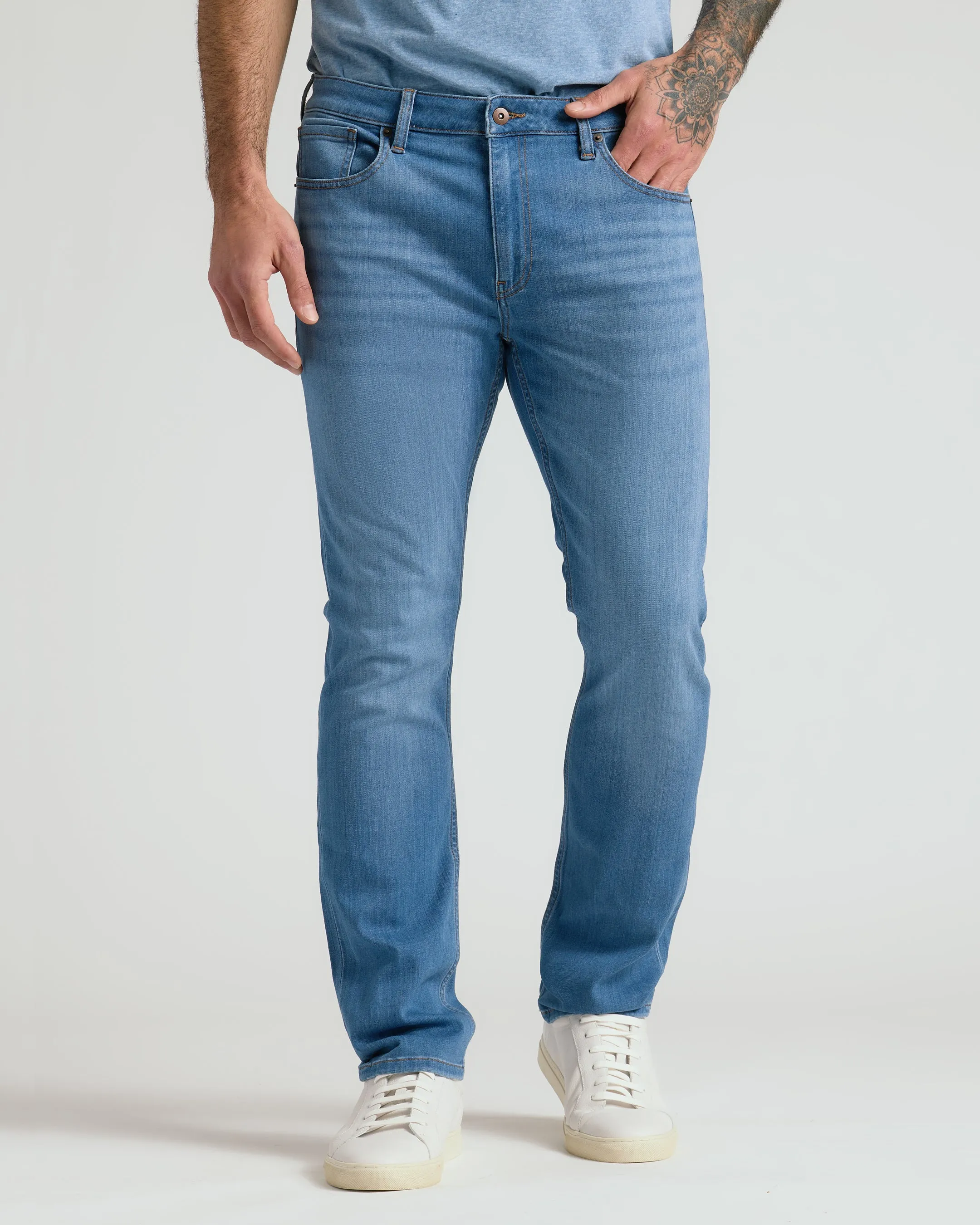 Indigo Neutrals Slim Comfort Stretch Jeans 3-Pack sold by True Classic product image thumbnail 4