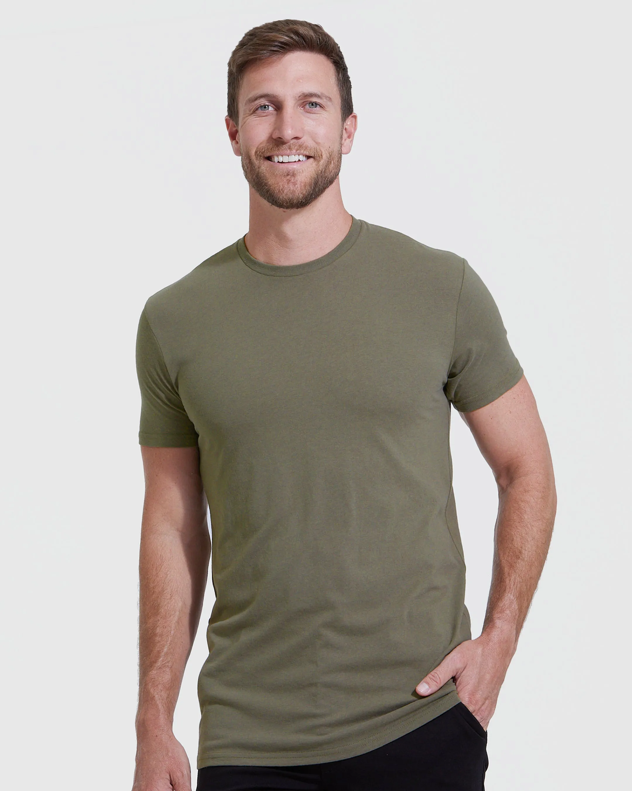 Cool Tones Tall Straight Hem T-Shirt 6-Pack sold by True Classic product image thumbnail 3