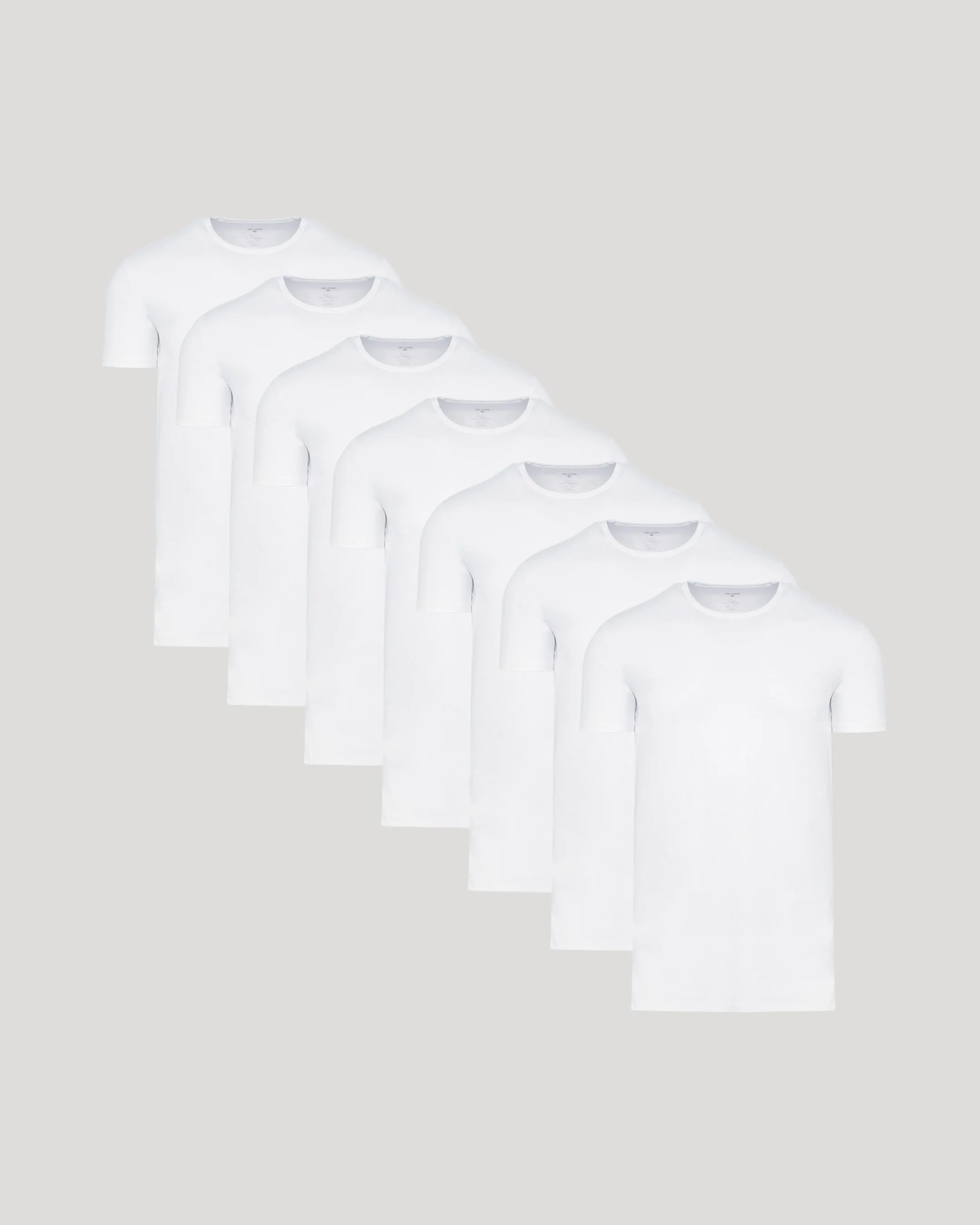White Tall Premium Pima Crew Neck 7-Pack sold by True Classic