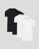 Black & White Tall Pima Crew Neck 4-Pack sold by True Classic