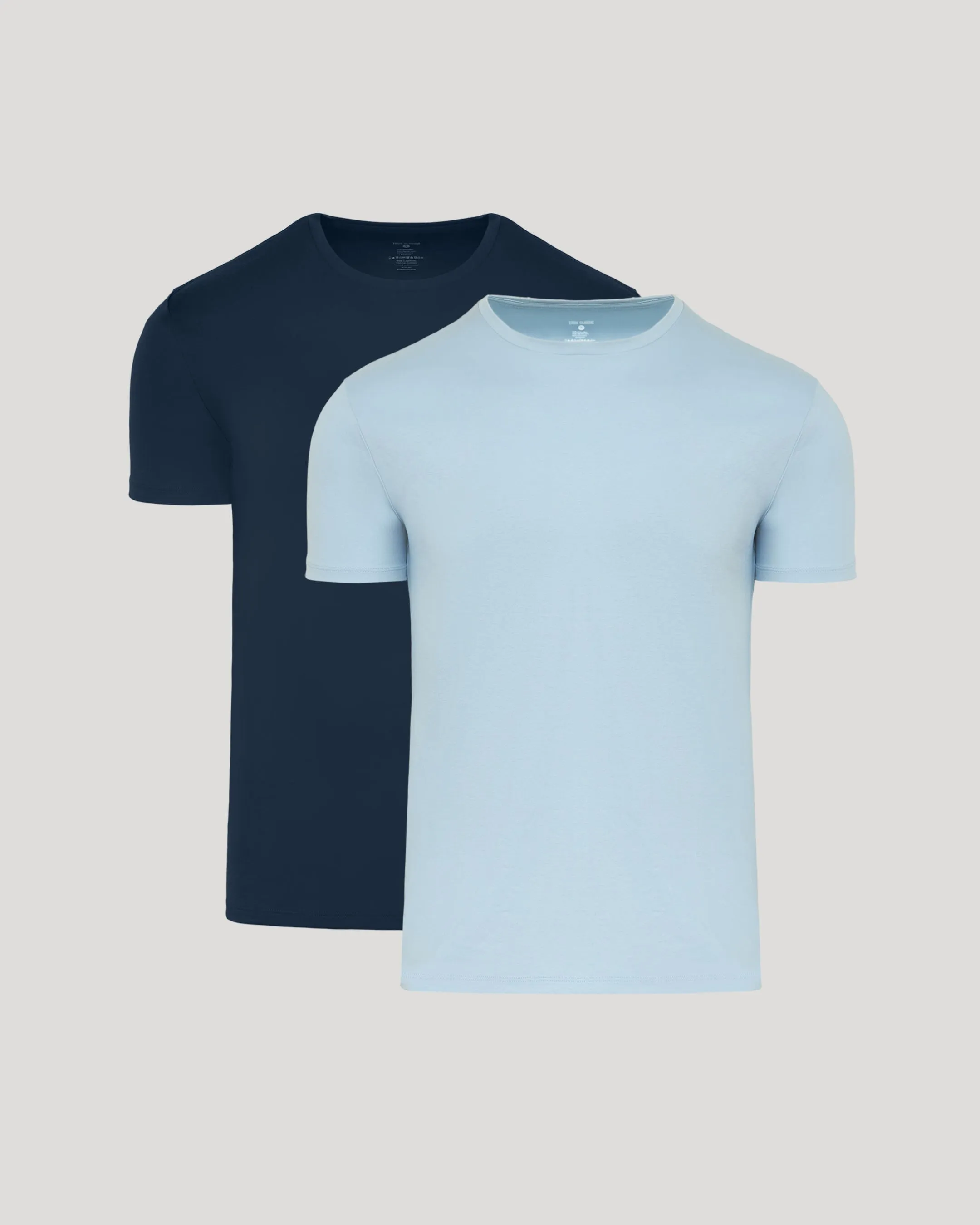 Navy & Ether Premium Pima Crew Neck 2-Pack sold by True Classic