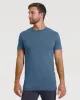 Carbon Blue Tall Straight Hem Crew Neck T-Shirt 3-Pack sold by True Classic