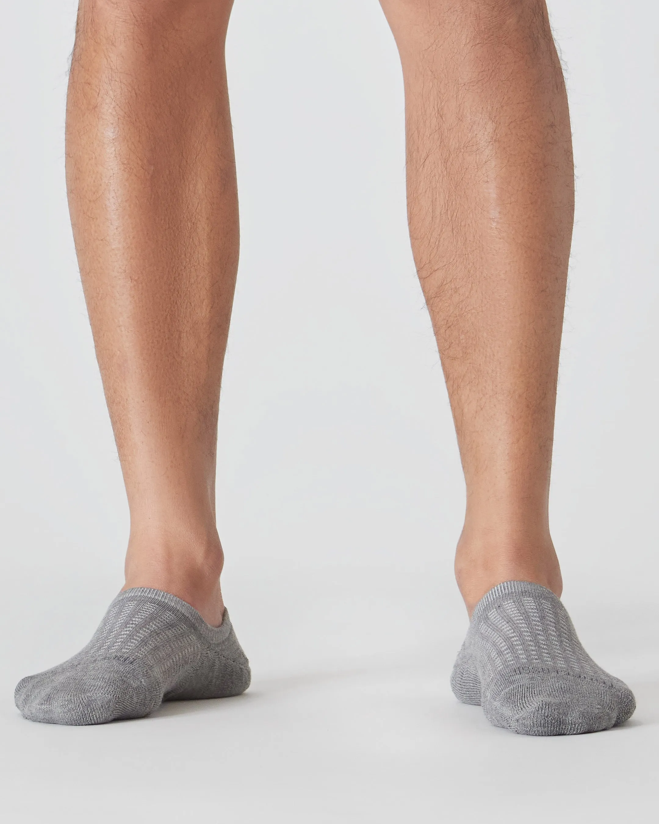 Heather Gray Active No Show Socks 6-Pack sold by True Classic product image thumbnail 2