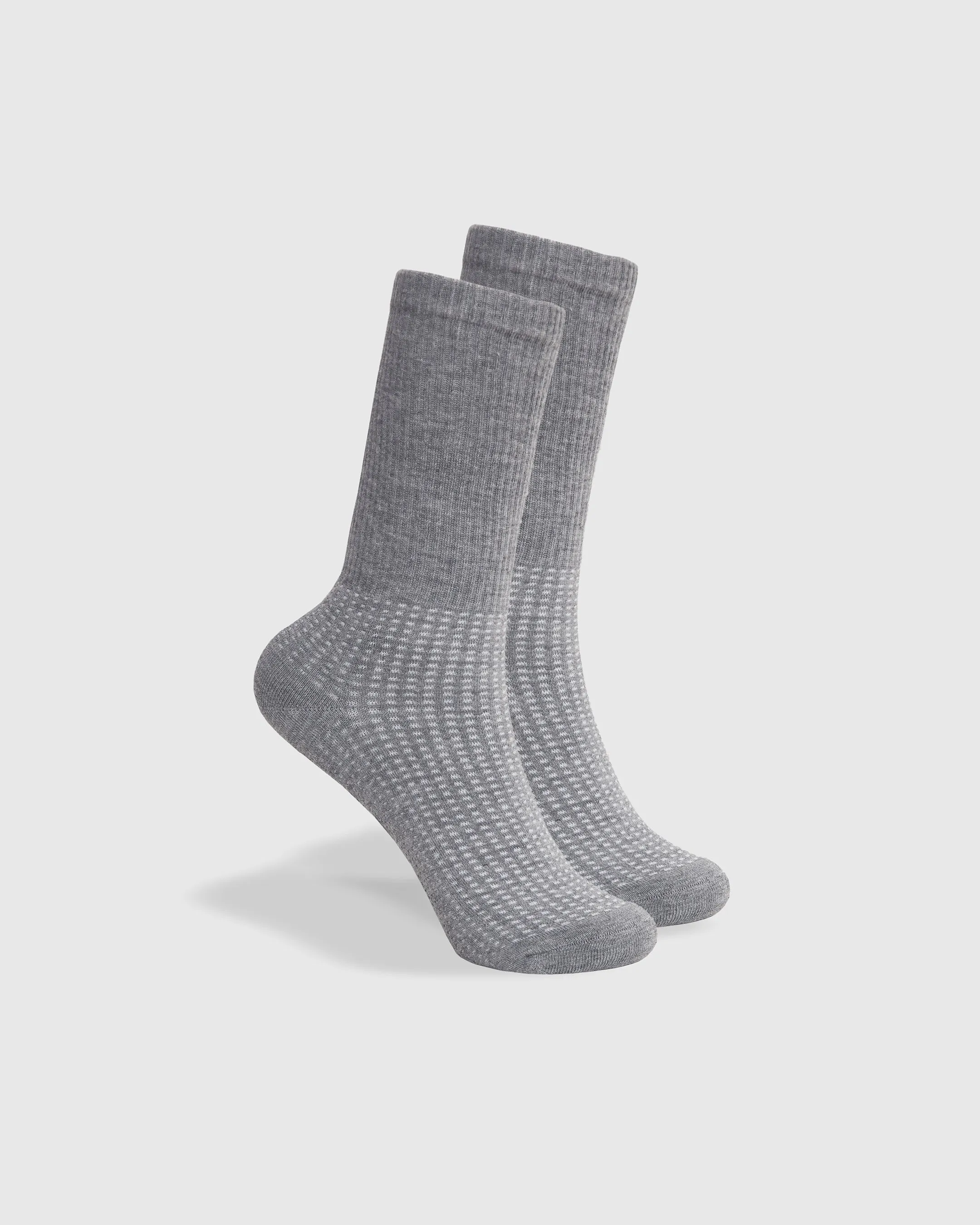 Heather Gray Active Half Crew Socks 12-Pack sold by True Classic product image thumbnail 4