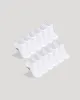 White Active Half Crew Socks 12-Pack sold by True Classic