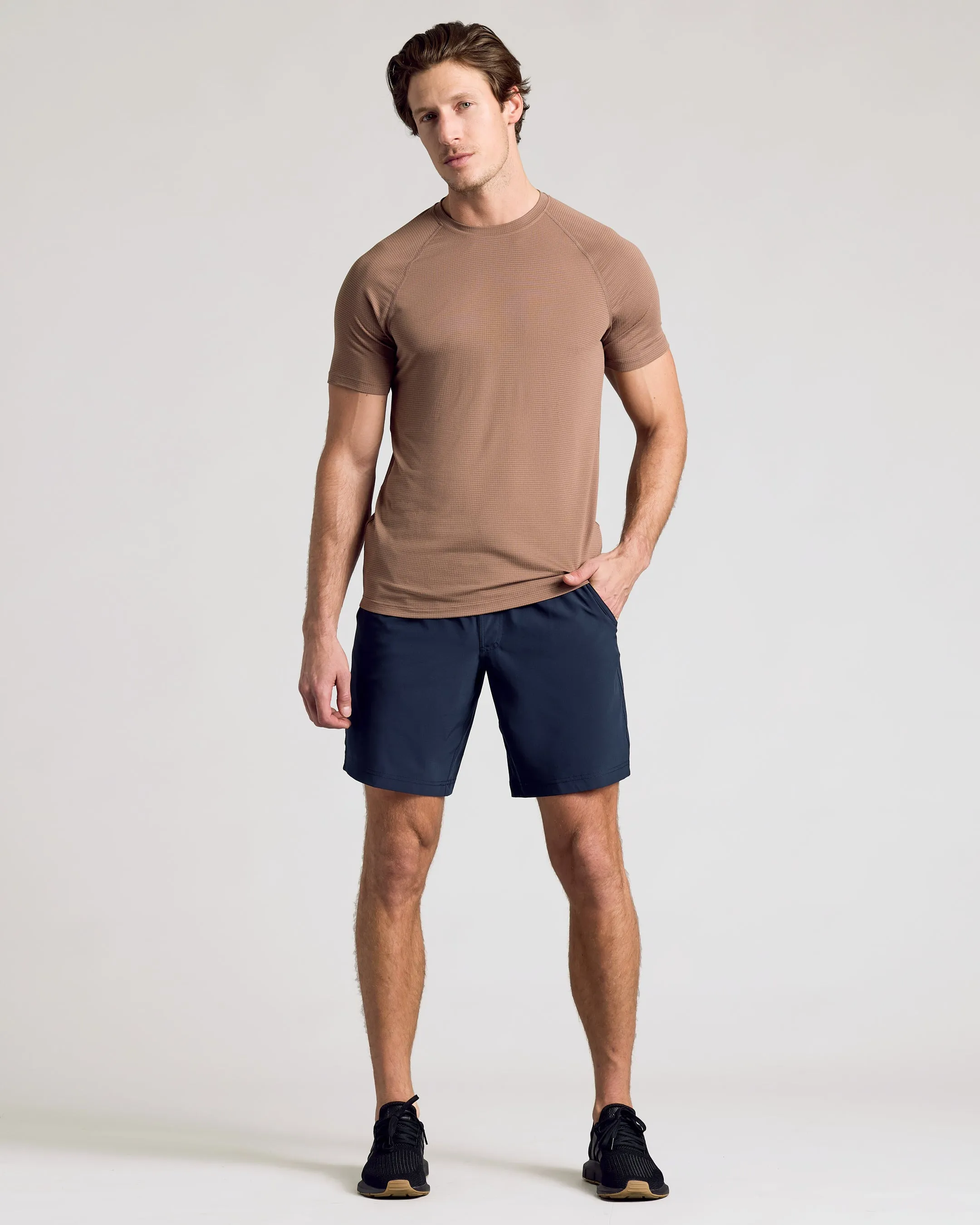Navy 9 Active Quick Dry Shorts sold by True Classic product image thumbnail 4