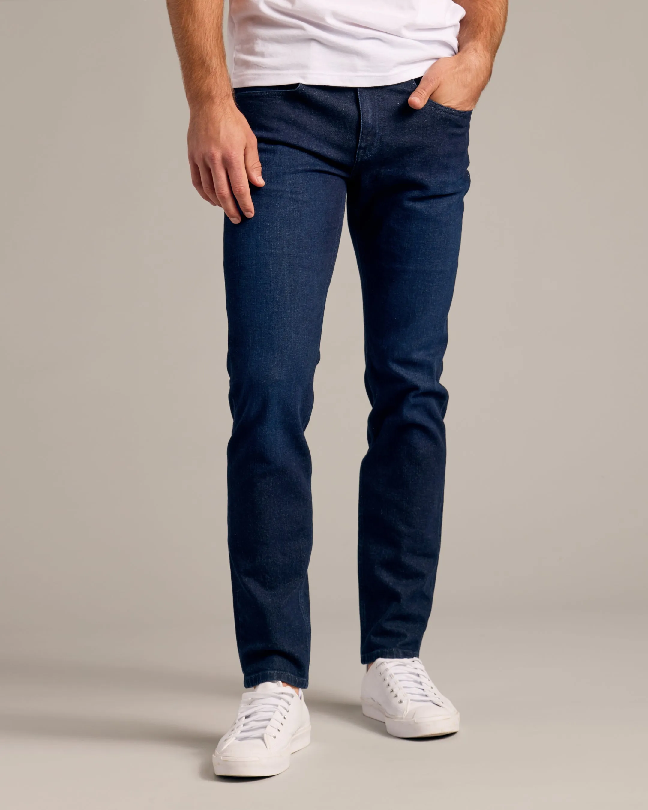 Indigo & Black Wash Slim Comfort Stretch Jeans 2-Pack sold by True Classic product image thumbnail 2