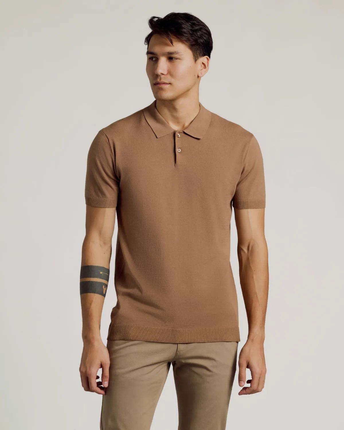 Truffle Dressy Polo sold by True Classic