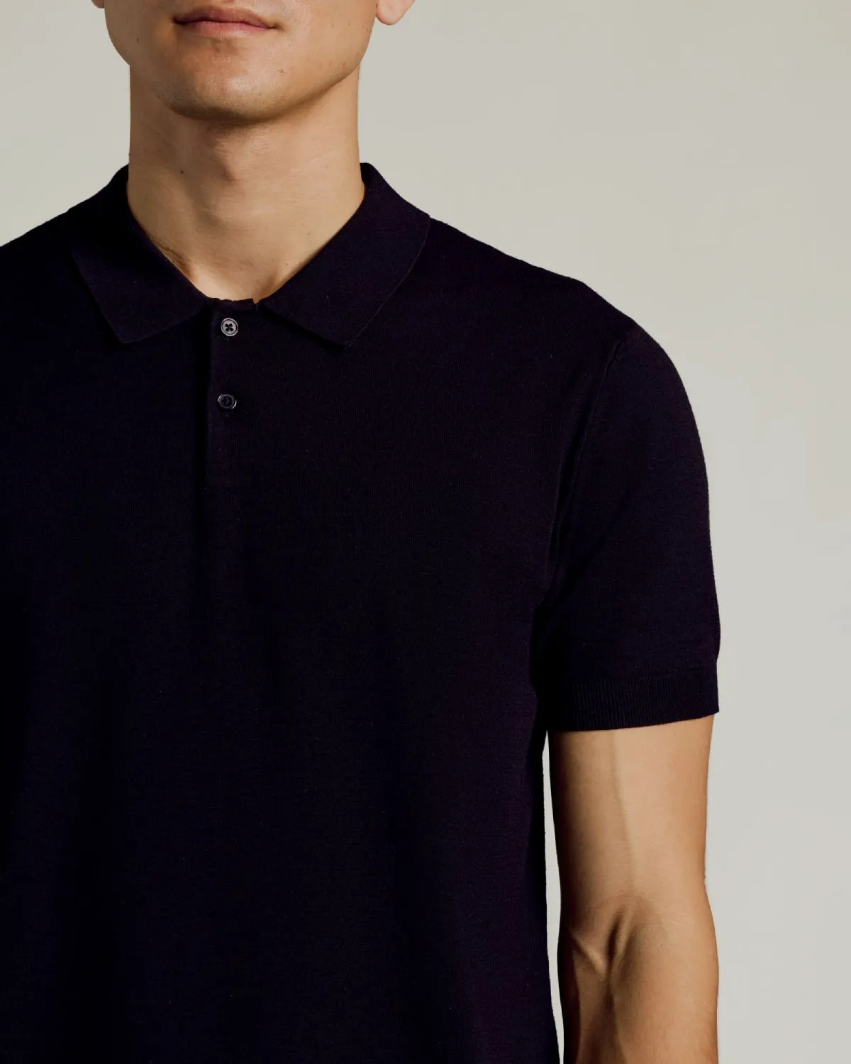 Black Dressy Polo sold by True Classic product image thumbnail 4