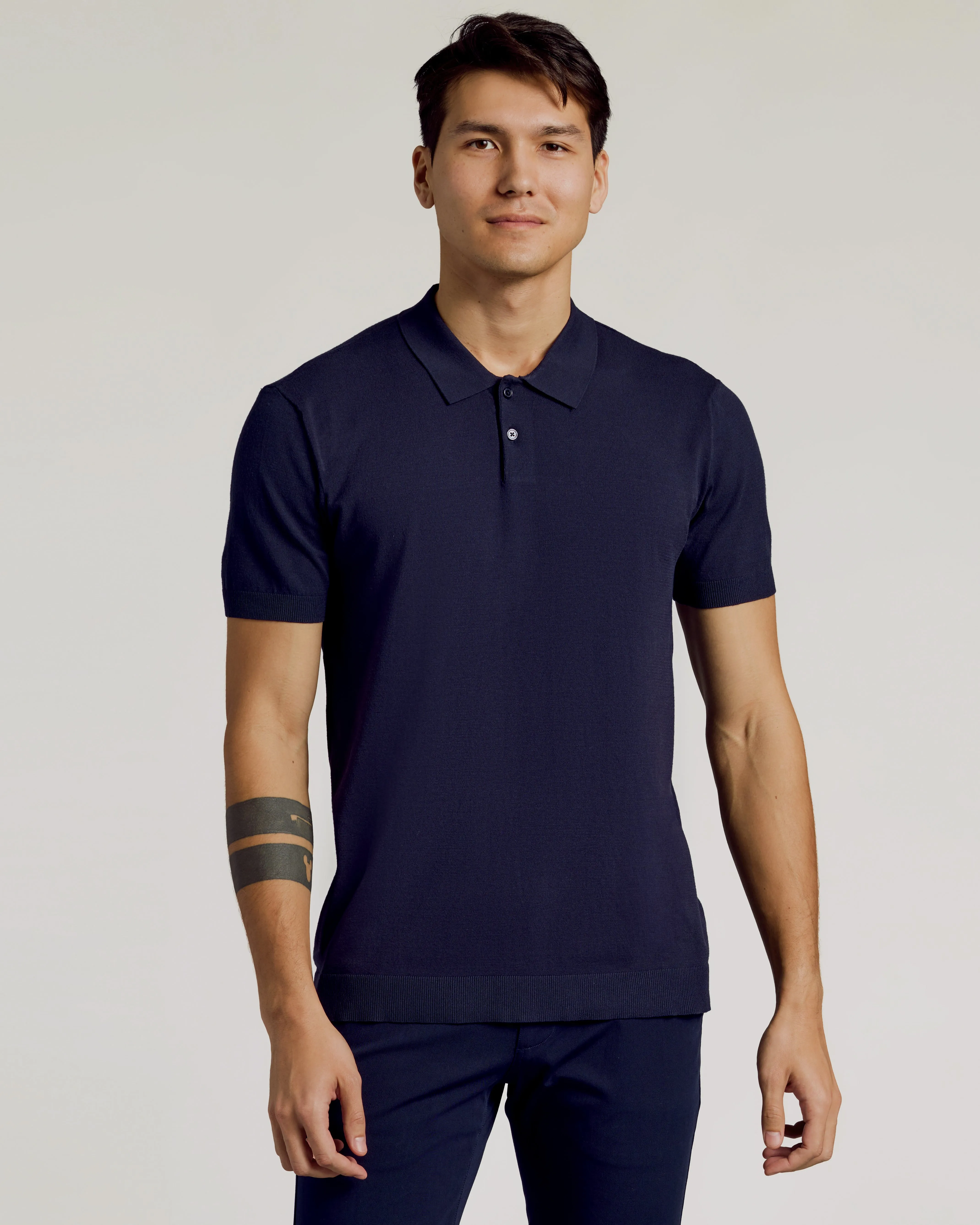 Navy Dressy Polo sold by True Classic