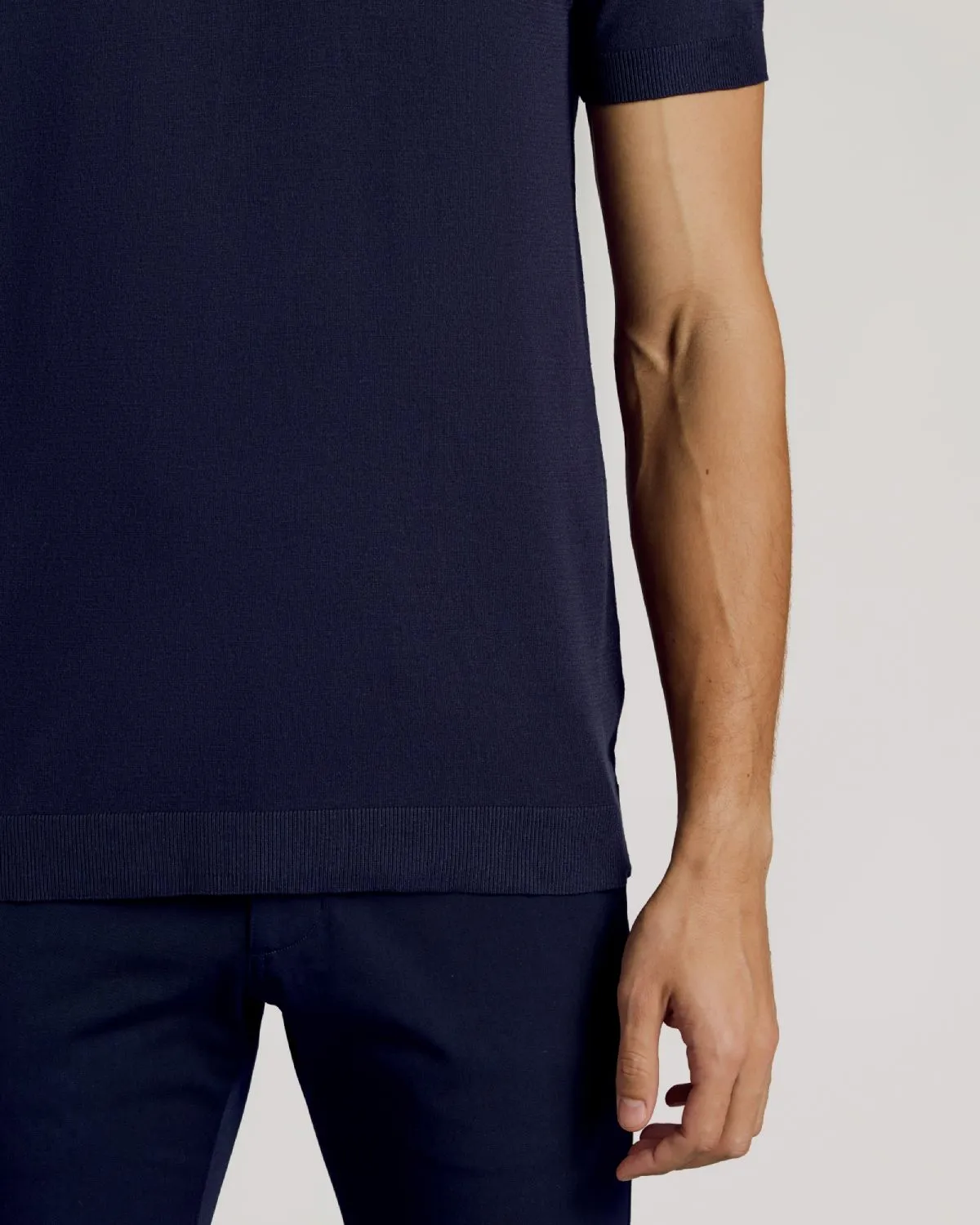 Navy Dressy Polo sold by True Classic product image thumbnail 5