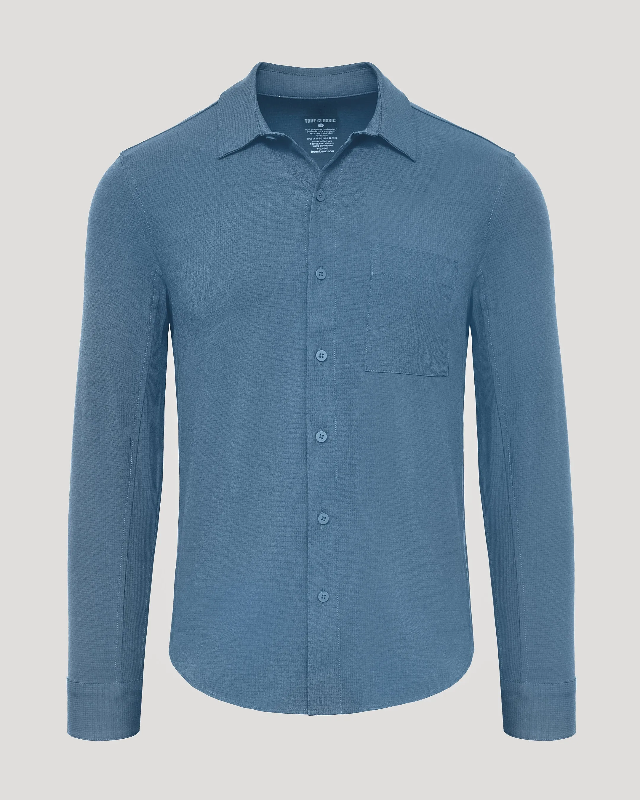 Fiord Long Sleeve Ripstop Commuter Shirt sold by True Classic product image thumbnail 2