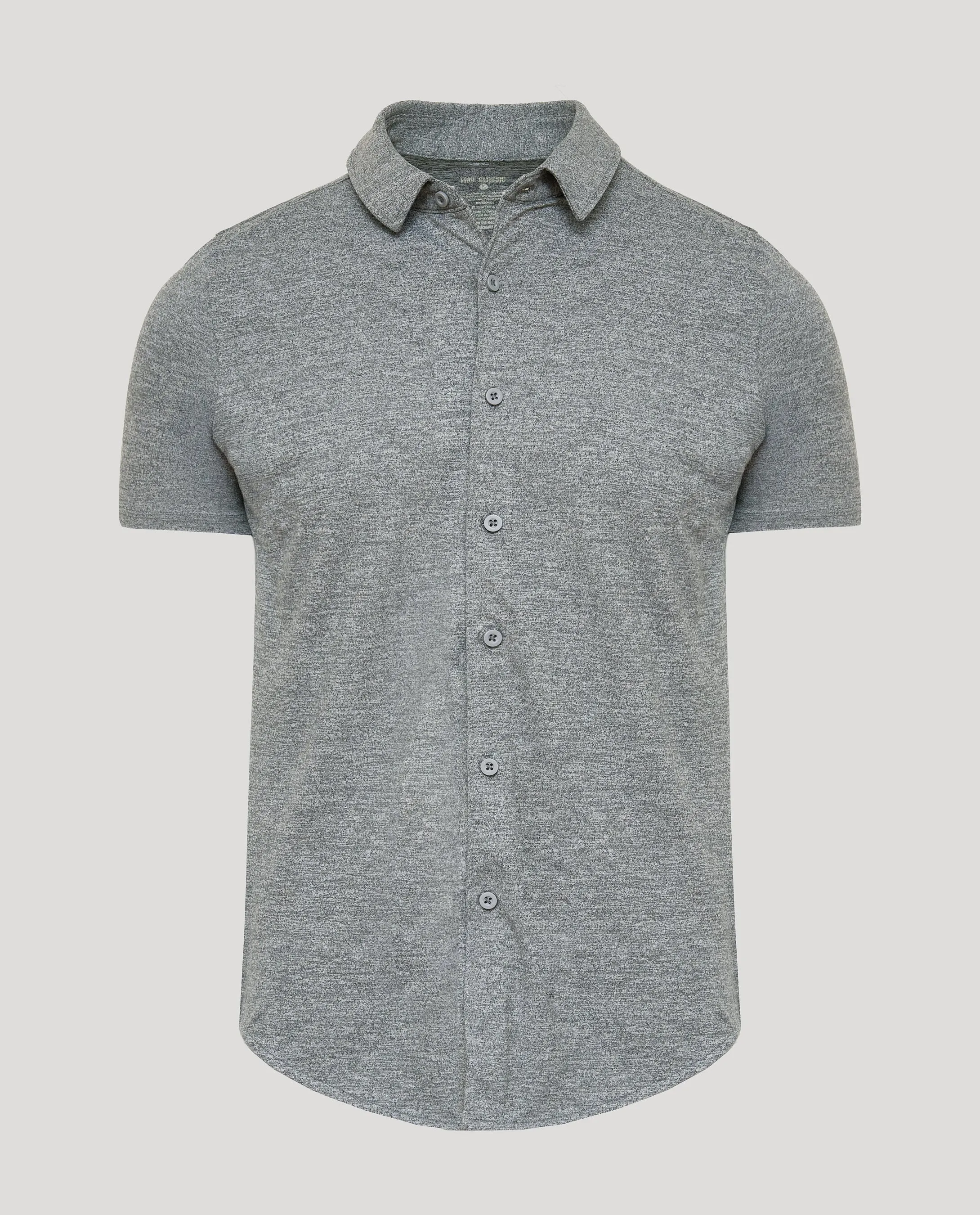 Heather Gray Short Sleeve Comfort Knit Shirt sold by True Classic product image thumbnail 2