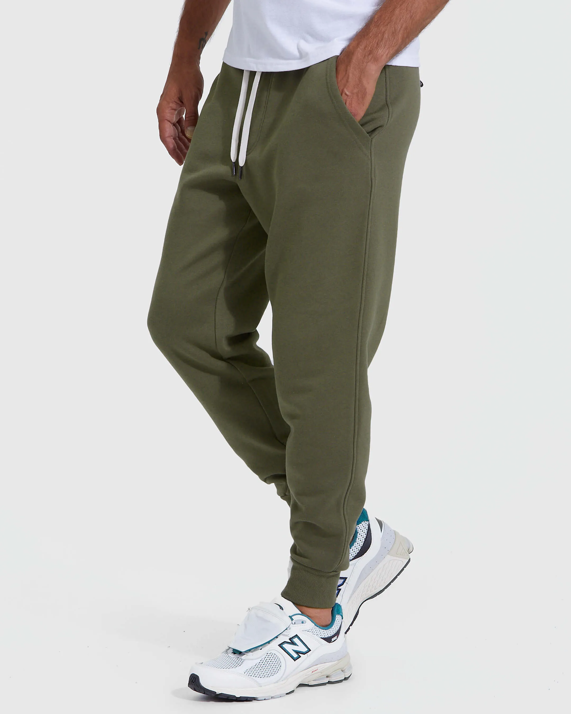 Military Green Full Zip Fleece Hoodie & Jogger 2-Pack sold by True Classic product image thumbnail 3