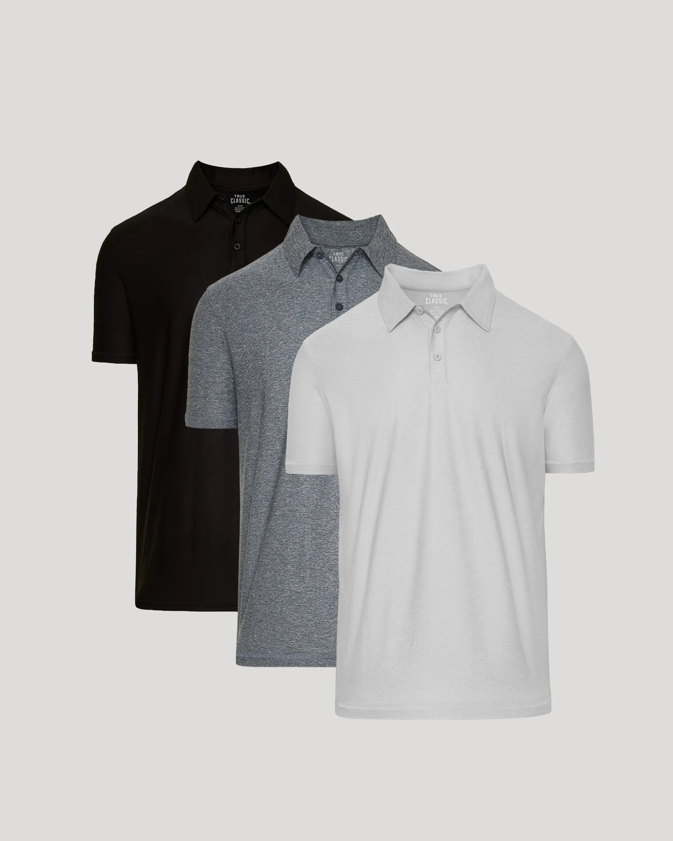 Active Short Sleeve Polo 3-Pack sold by True Classic