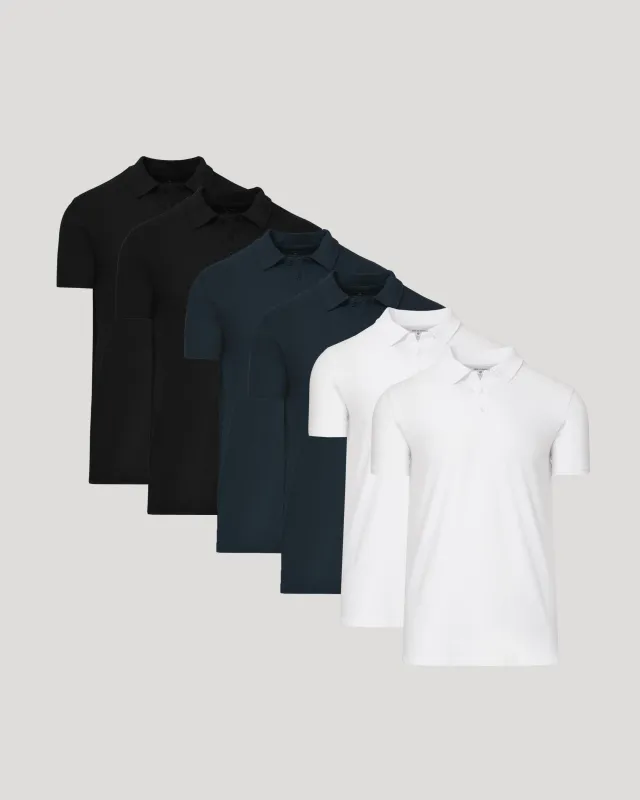 The Timeless Tall Classic Polo 6-Pack sold by True Classic
