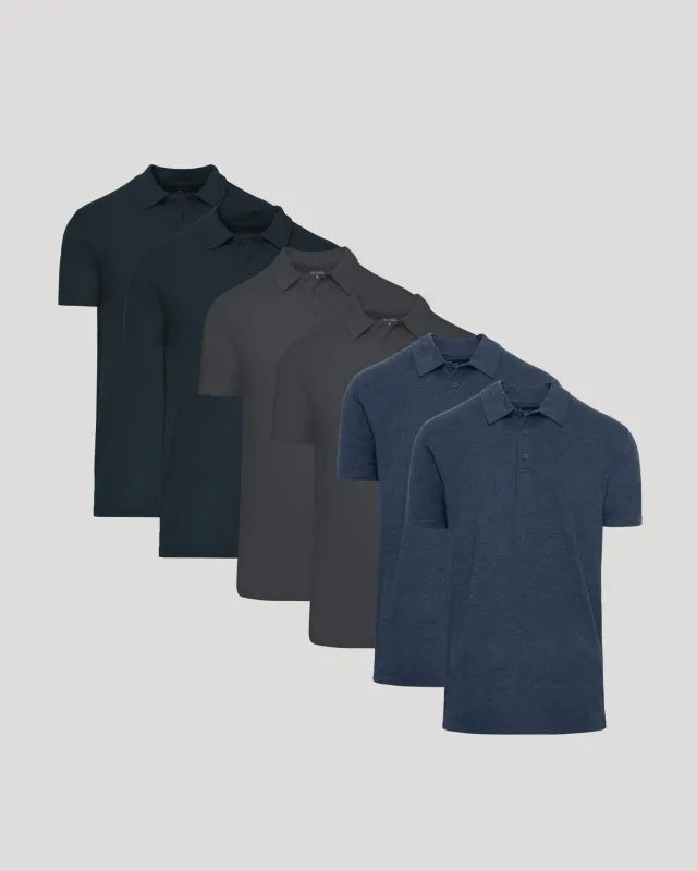 The Essentials Tall Classic Polo 6-Pack sold by True Classic