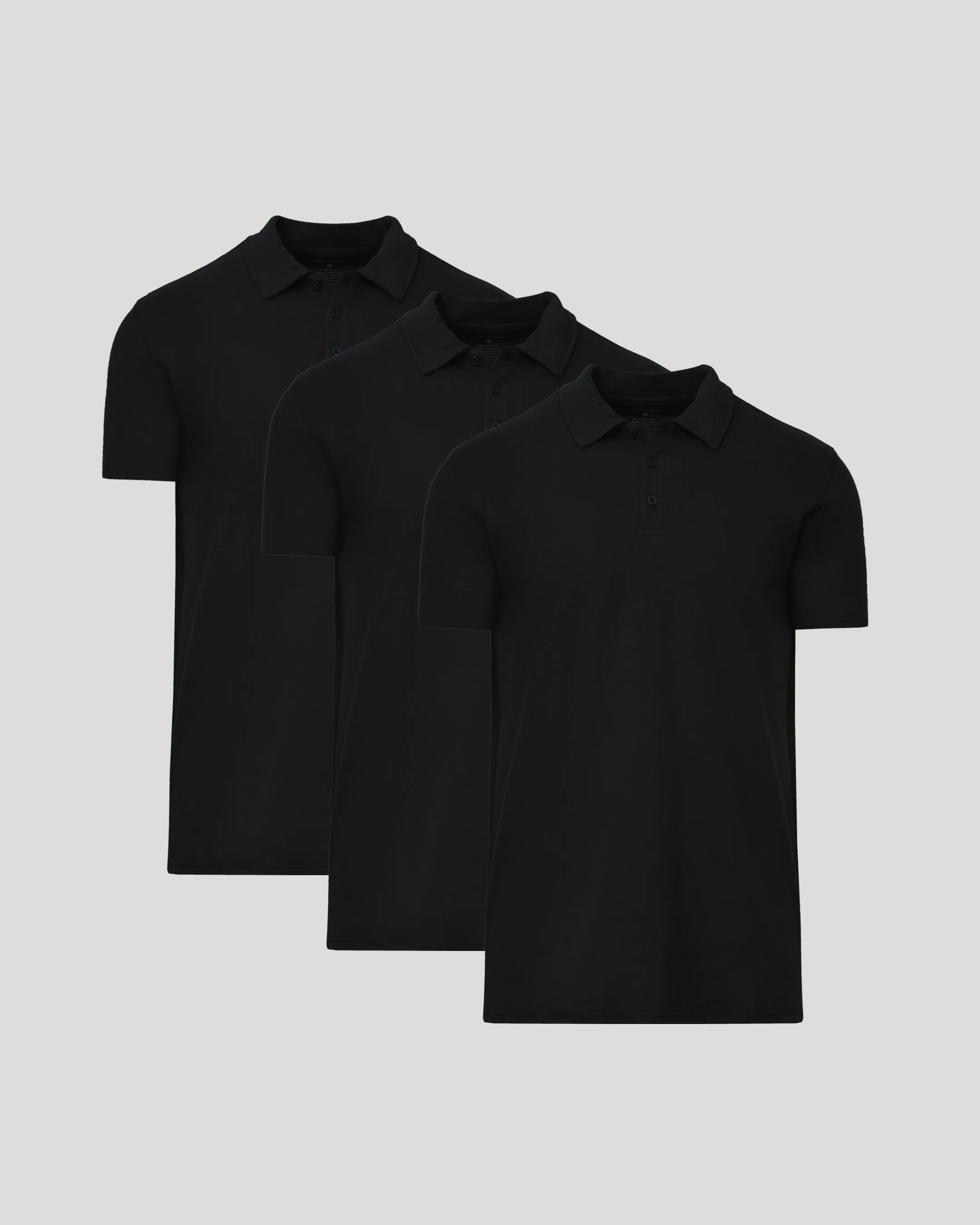 All Black Tall Classic Polo 3-Pack sold by True Classic