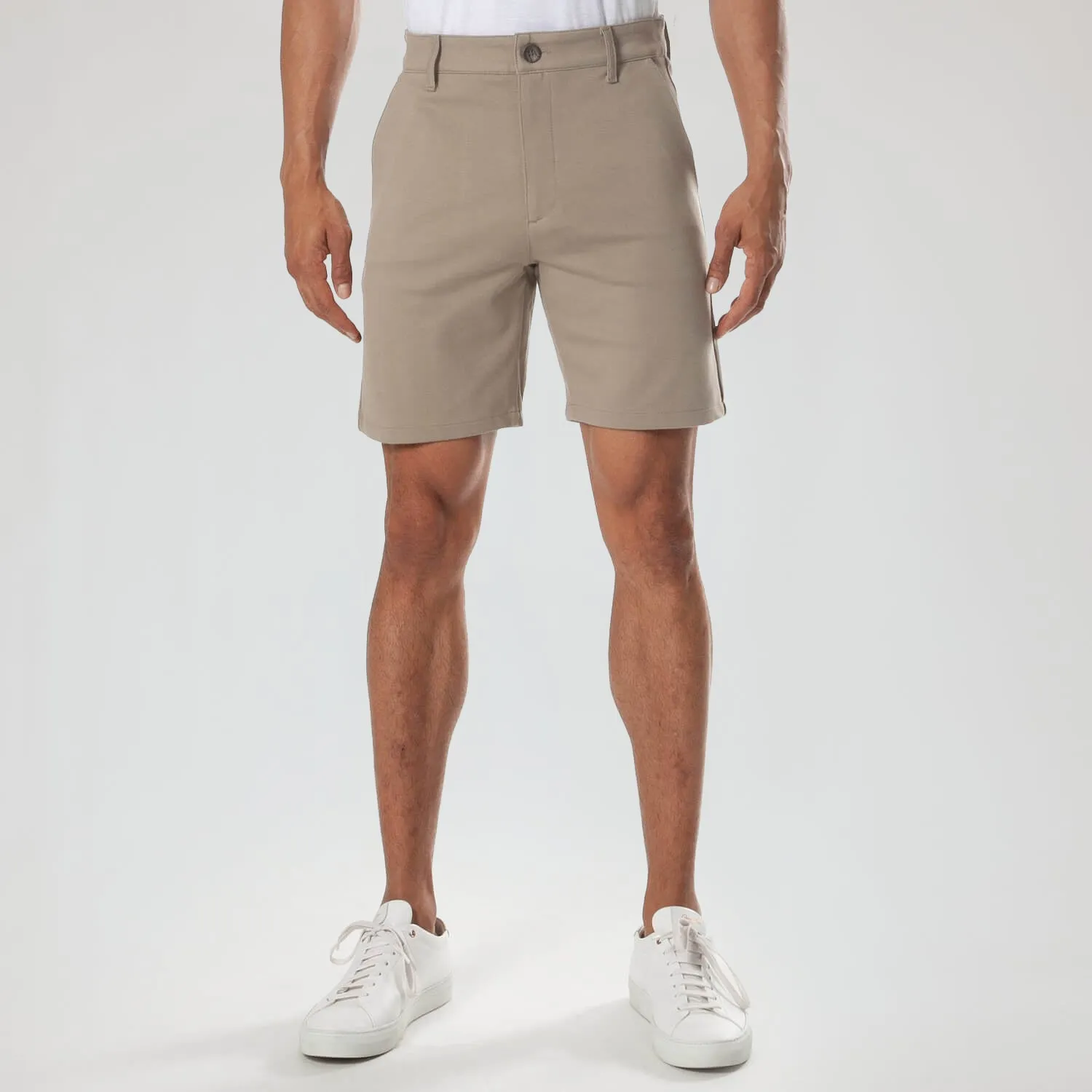 7" Military Green & Khaki Comfort Knit Chino Shorts 2-Pack sold by True Classic product image thumbnail 2