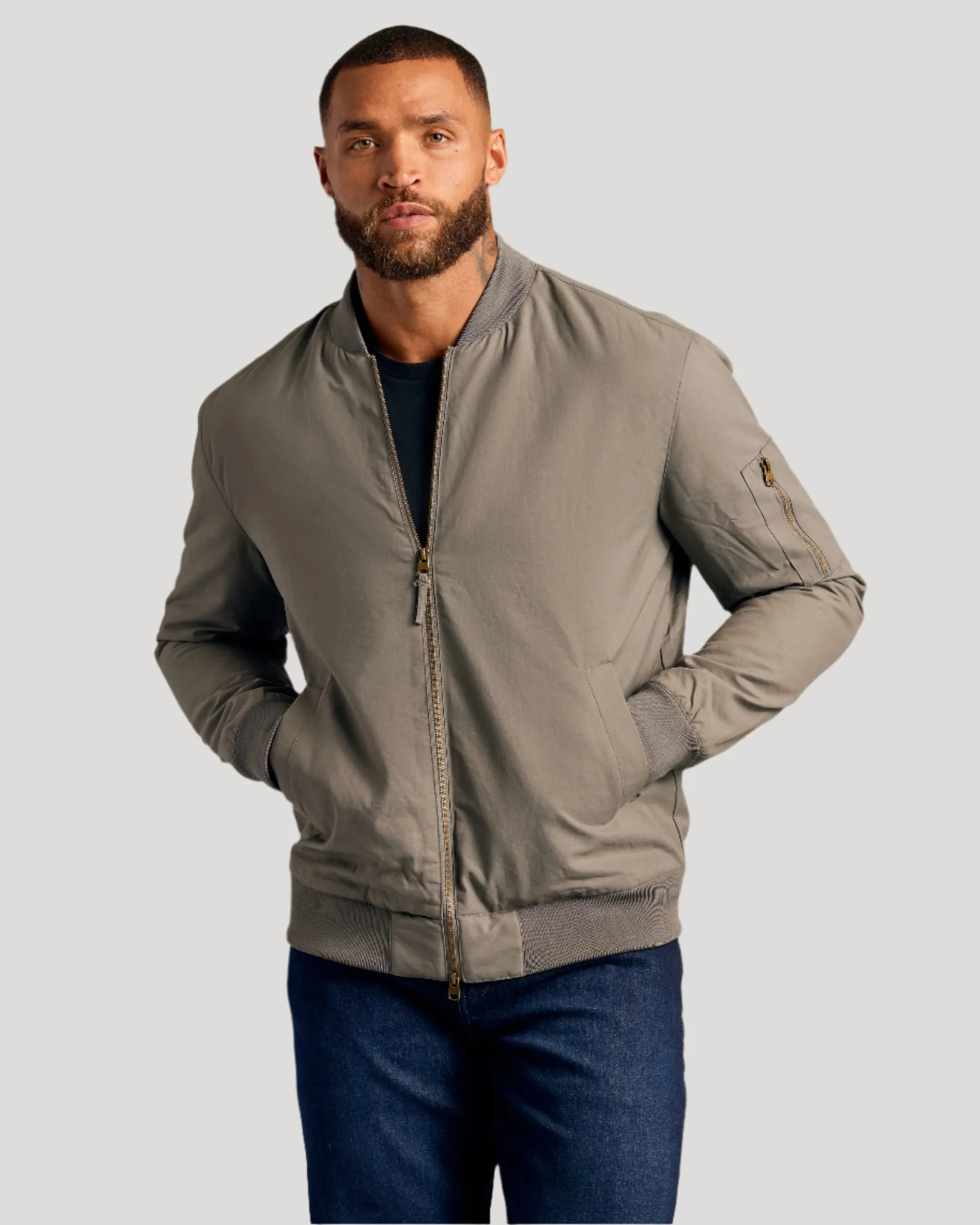 Carbon Bomber Jacket & Comfort Stretch Jeans 2-Pack sold by True Classic product image thumbnail 2