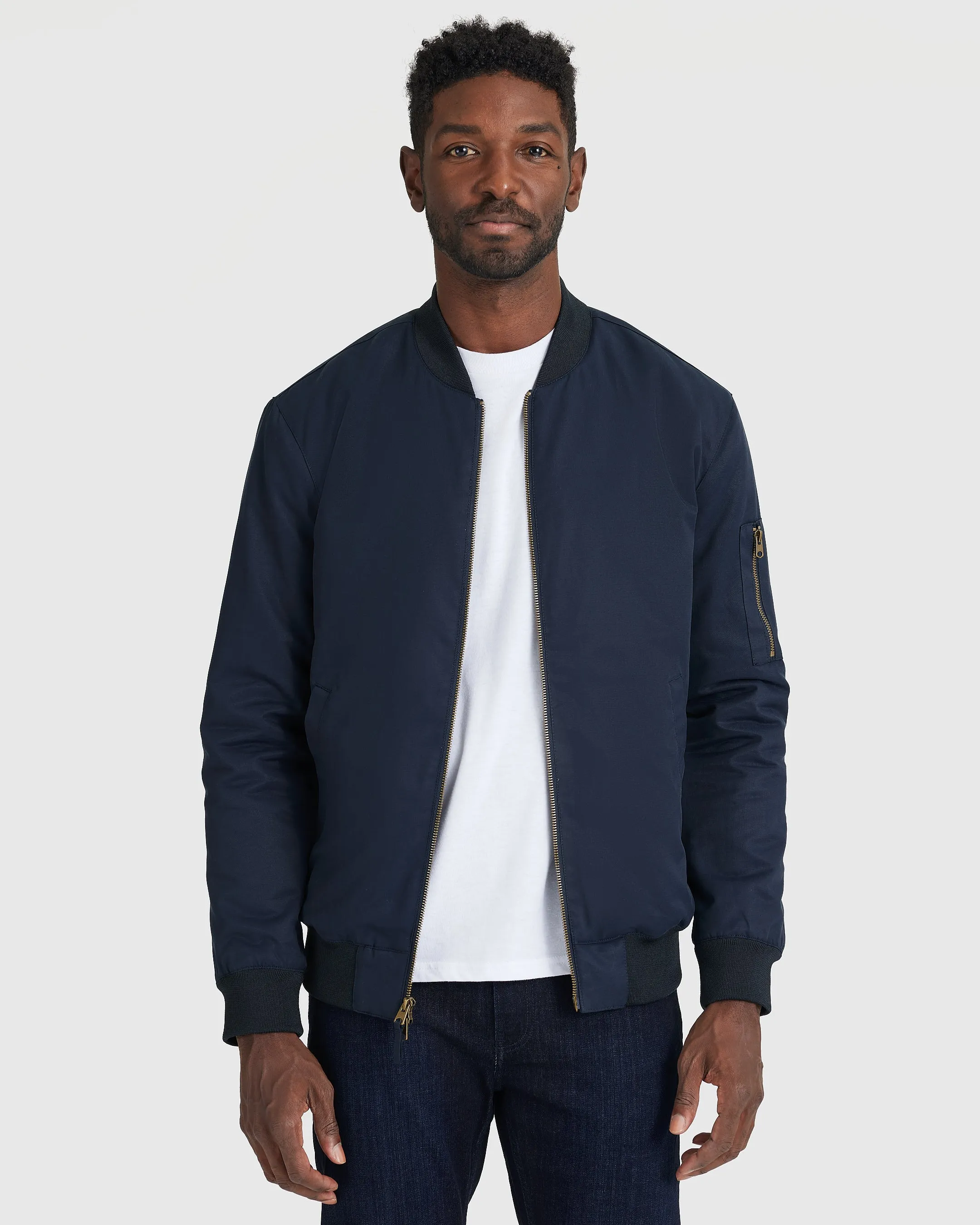 Navy Bomber Jacket & Comfort Stretch Jeans 2-Pack sold by True Classic product image thumbnail 2