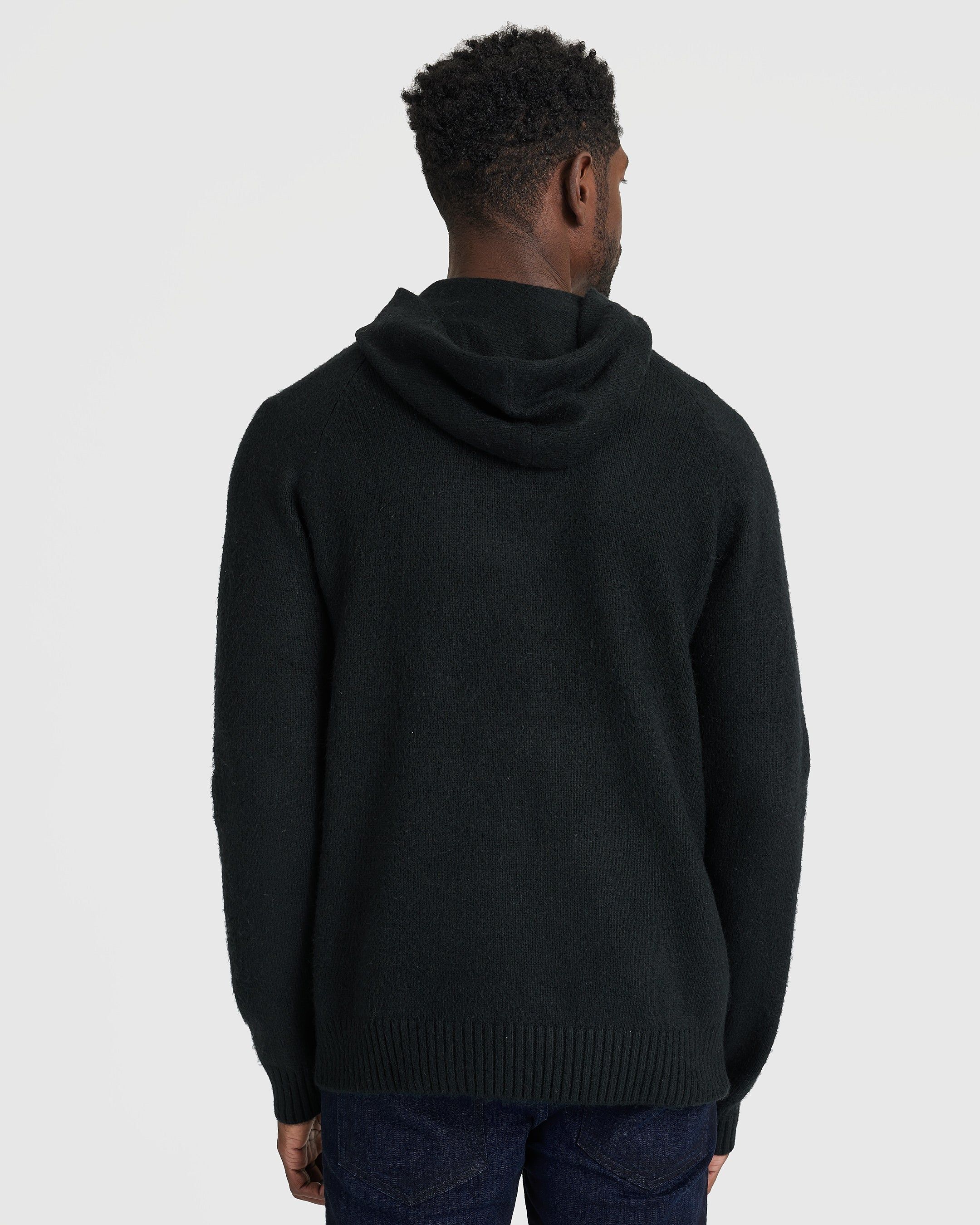 Black Sweater Hoodie sold by True Classic product image thumbnail 4