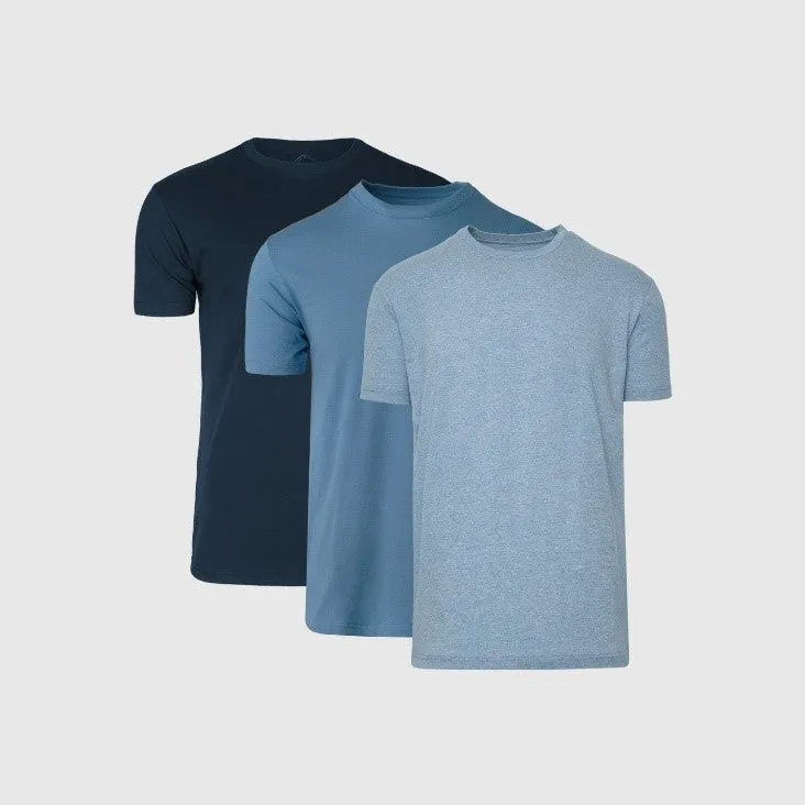 Blues Crew Neck T-Shirt 3-Pack sold by True Classic