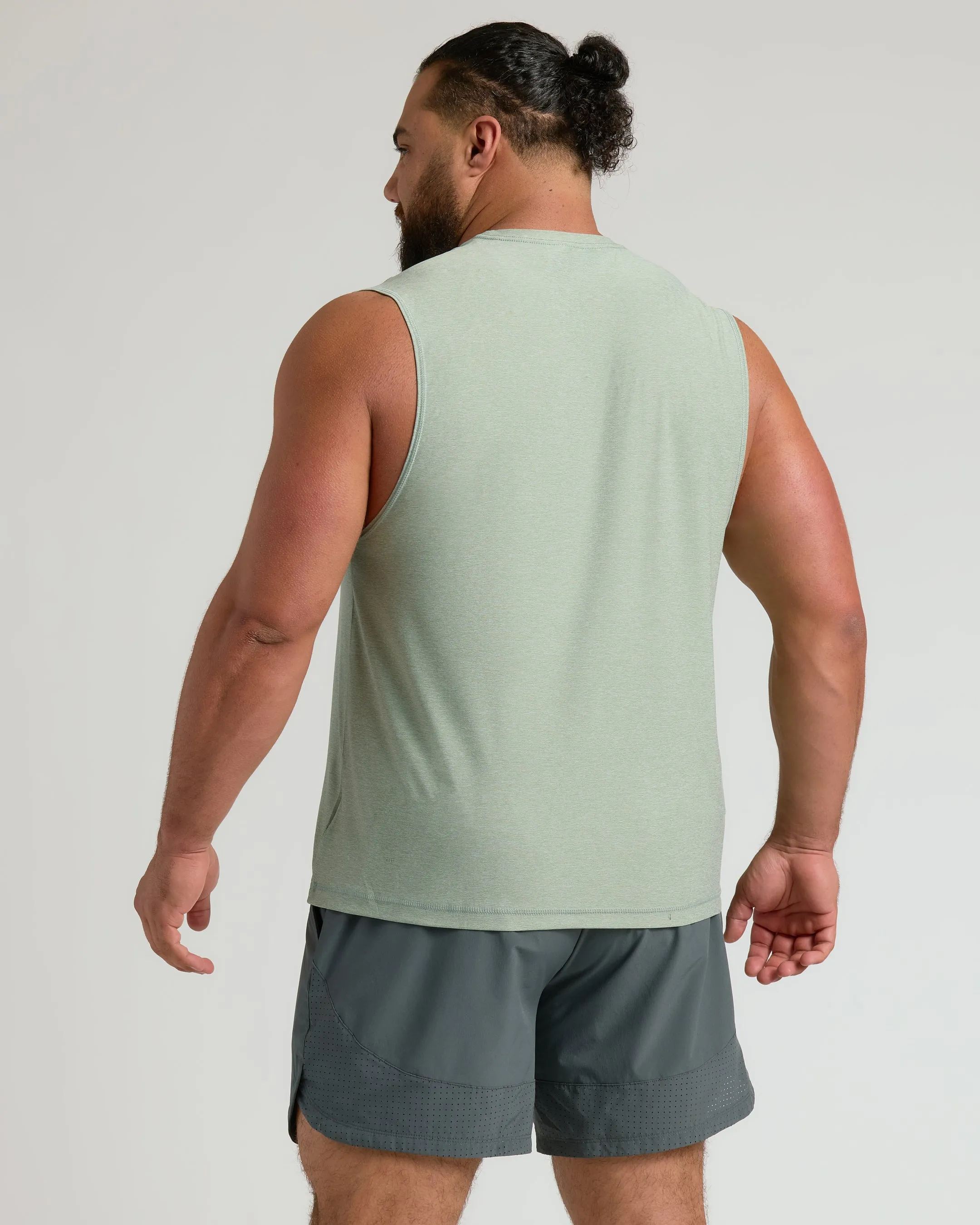 Lichen Sleeveless Active Muscle Tee sold by True Classic product image thumbnail 3
