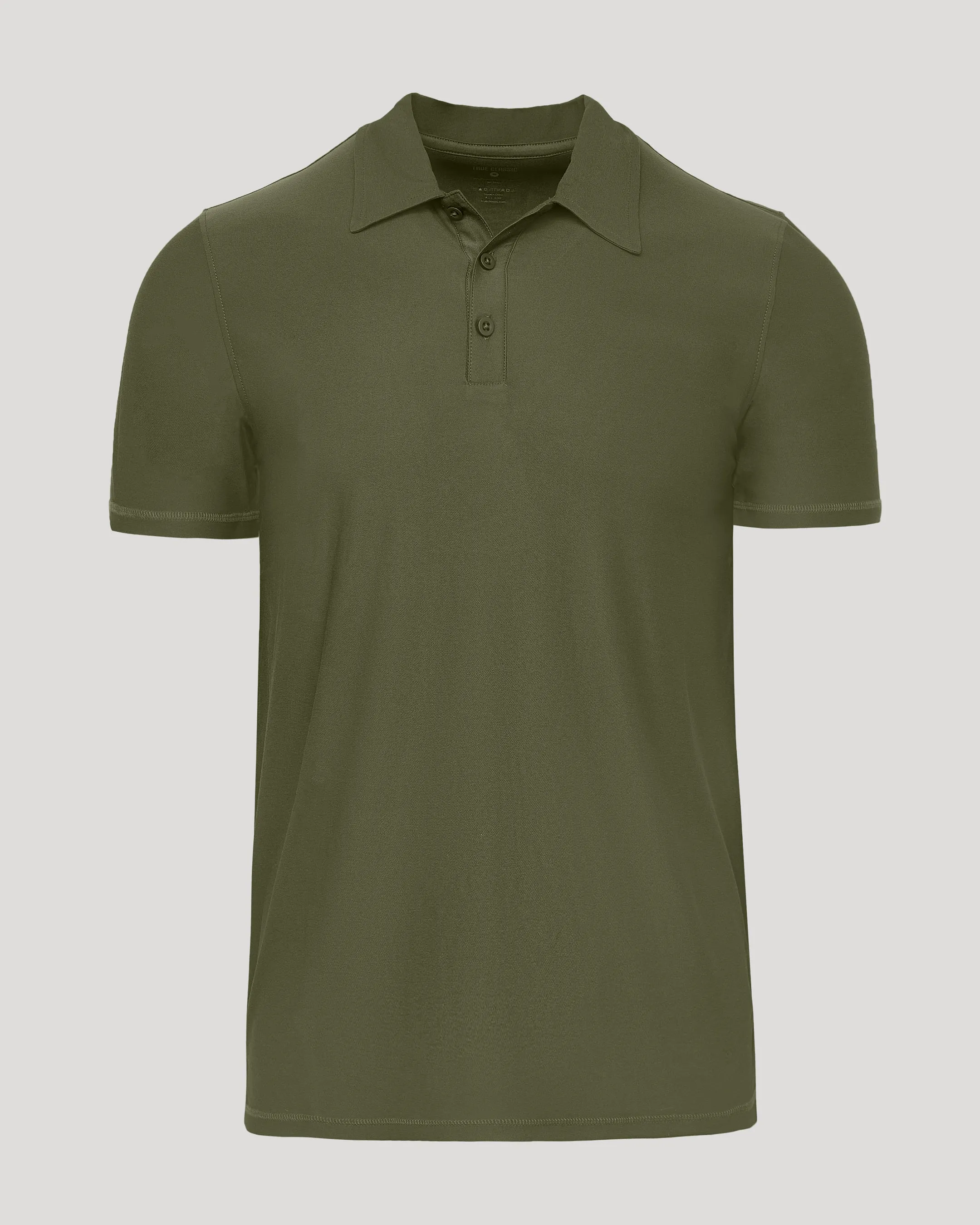 Military Green Active Polo 2.0 sold by True Classic product image thumbnail 2