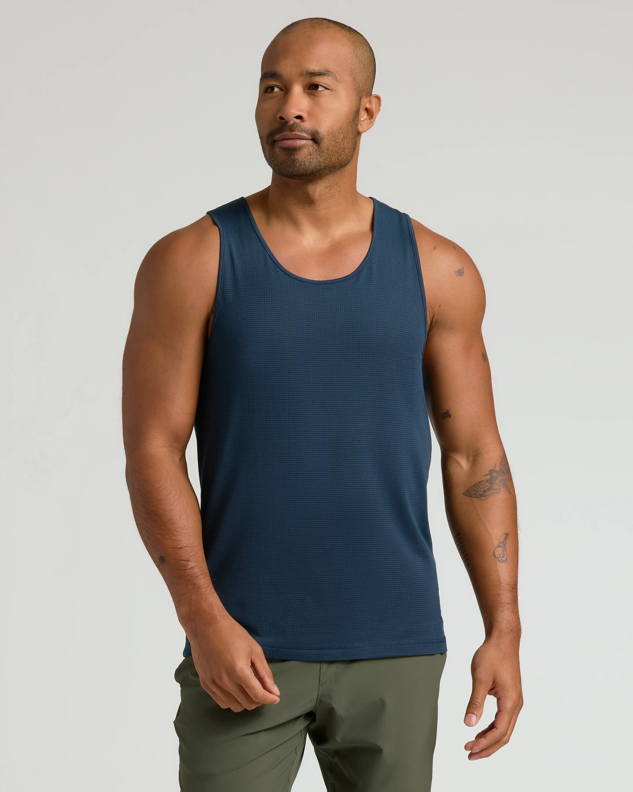 The Staple Sleeveless Active Mesh Tank 3-Pack sold by True Classic product image thumbnail 3