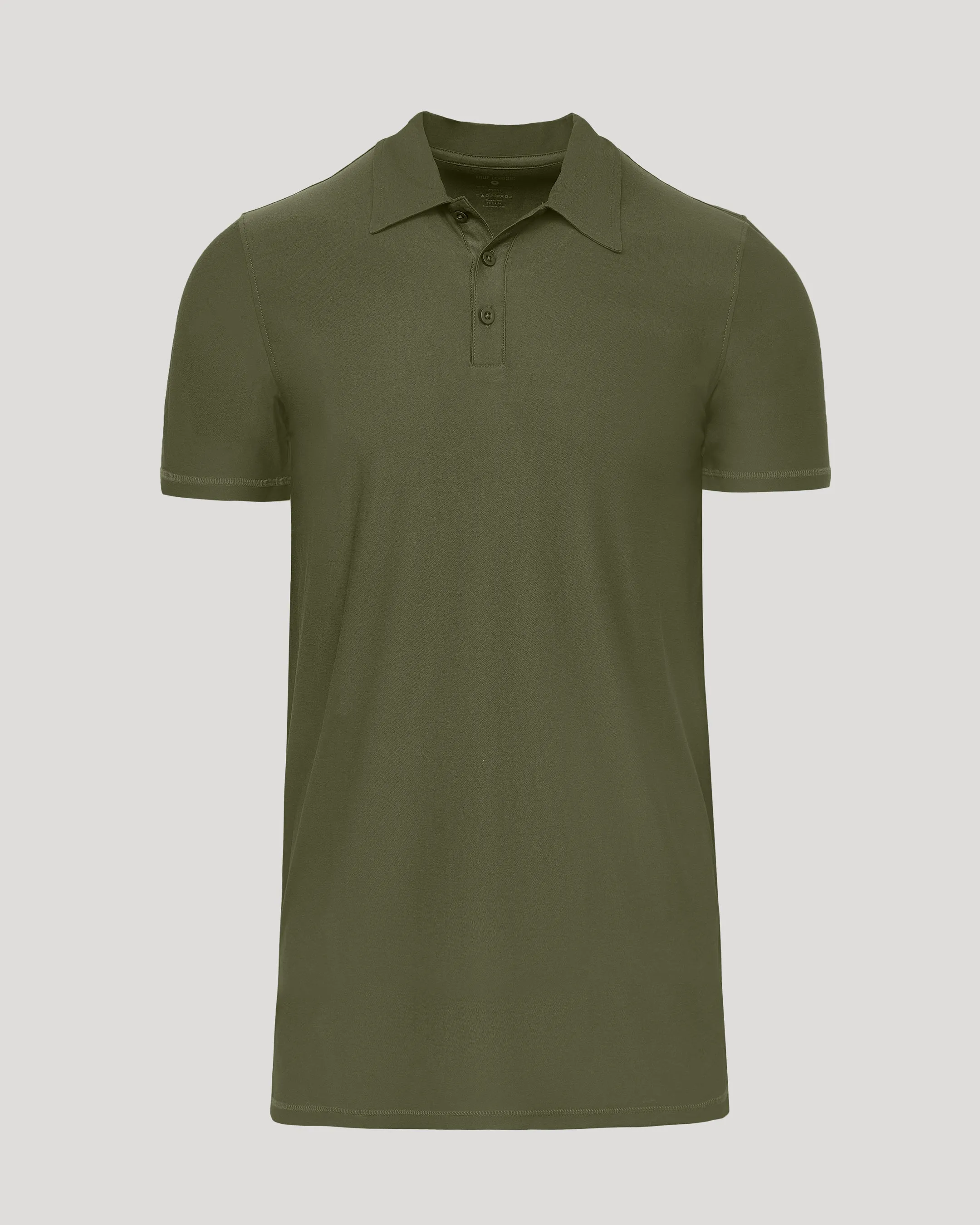 Military Green Short Sleeve Tall Active Polo sold by True Classic product image thumbnail 2