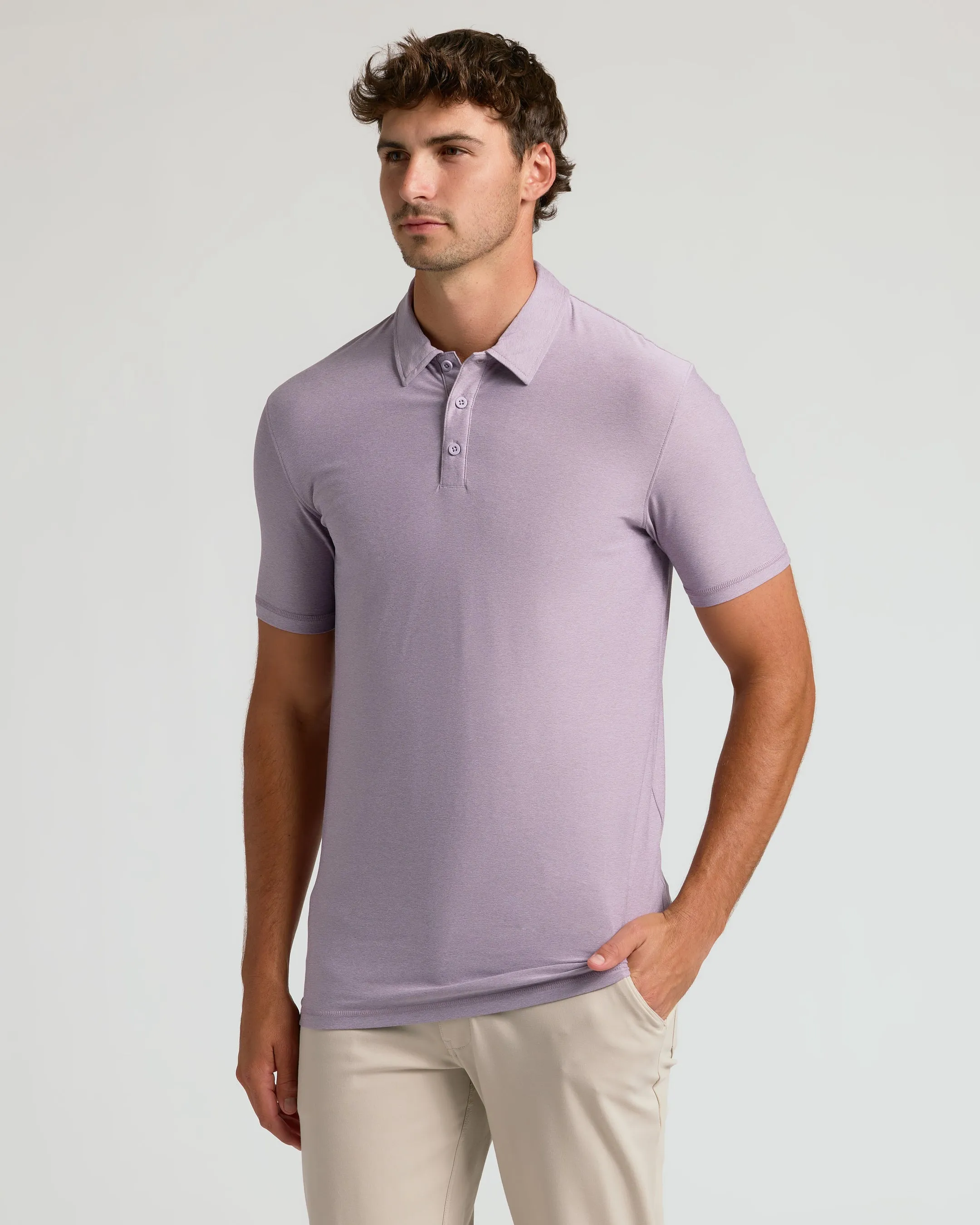 Iris Short Sleeve Tall Active Polo sold by True Classic