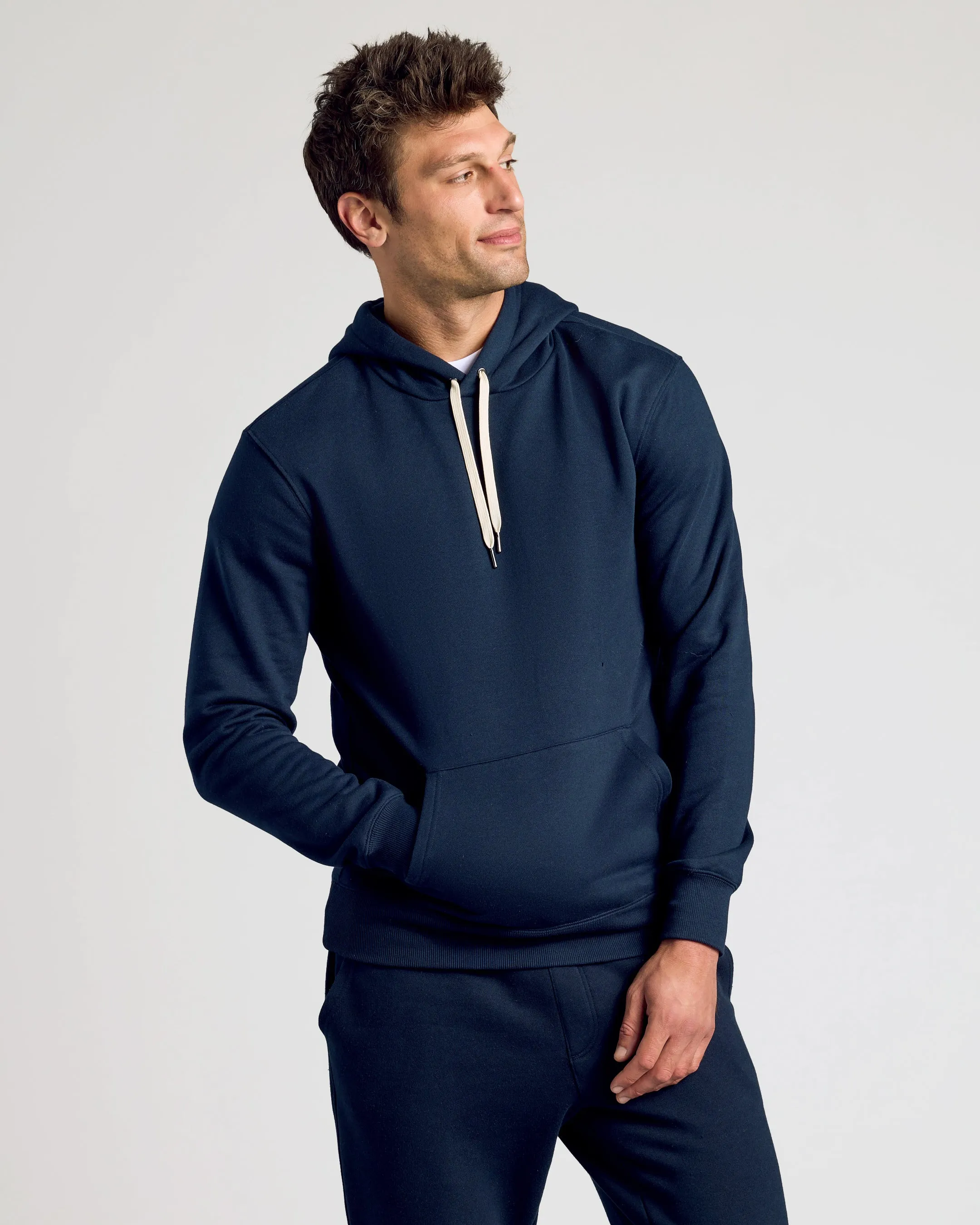 Navy Pullover Fleece Hoodie & Jogger 2-Pack sold by True Classic product image thumbnail 2