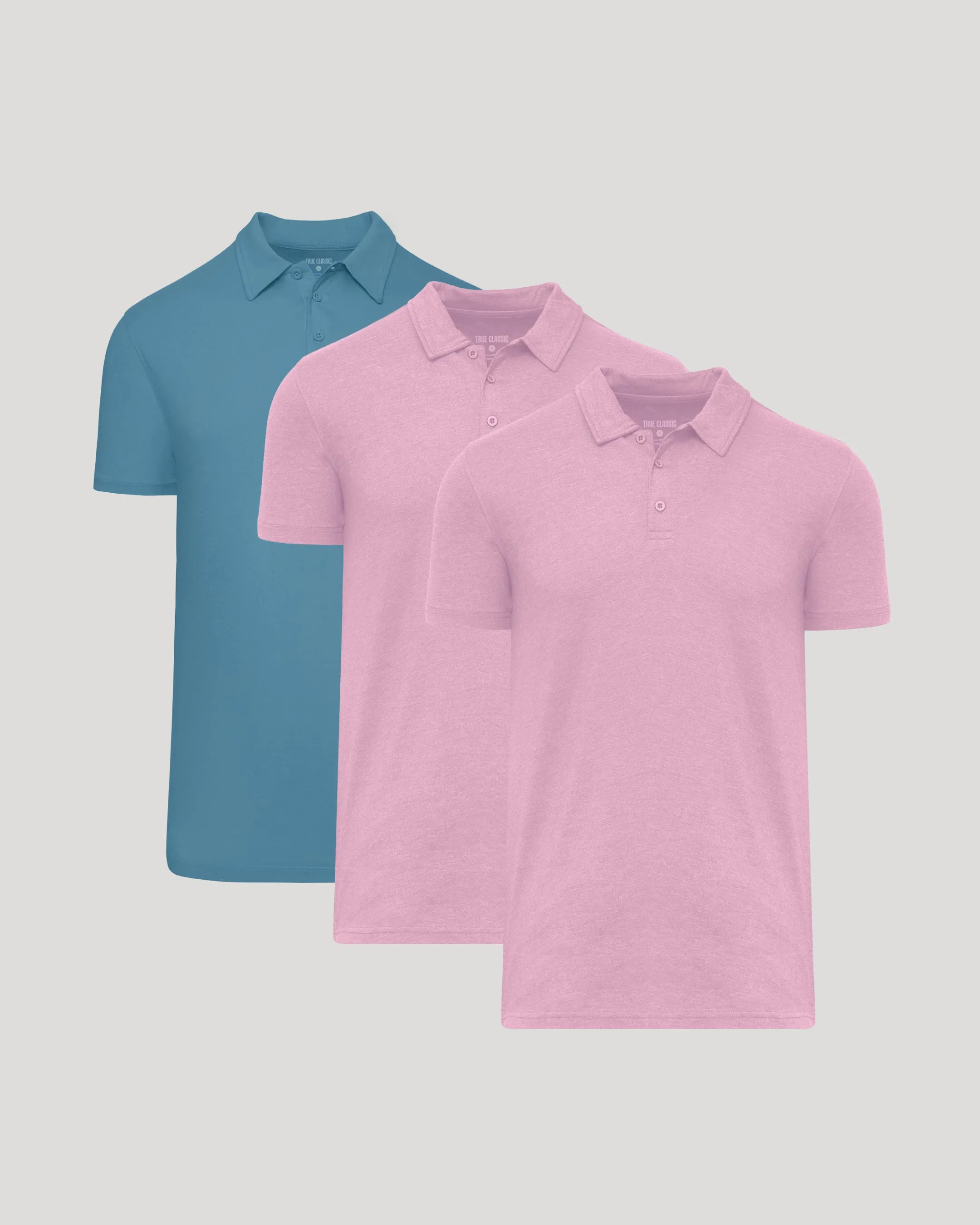 Limited Short Sleeve Tall Classic Polo 3-Pack sold by True Classic