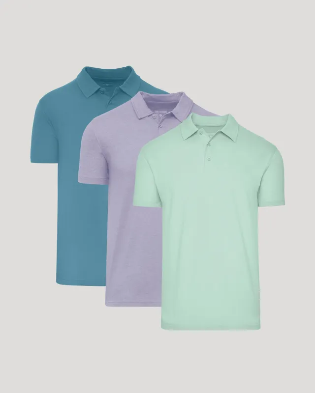 Limited Short Sleeve Classic Polo 3-Pack made by True Classic