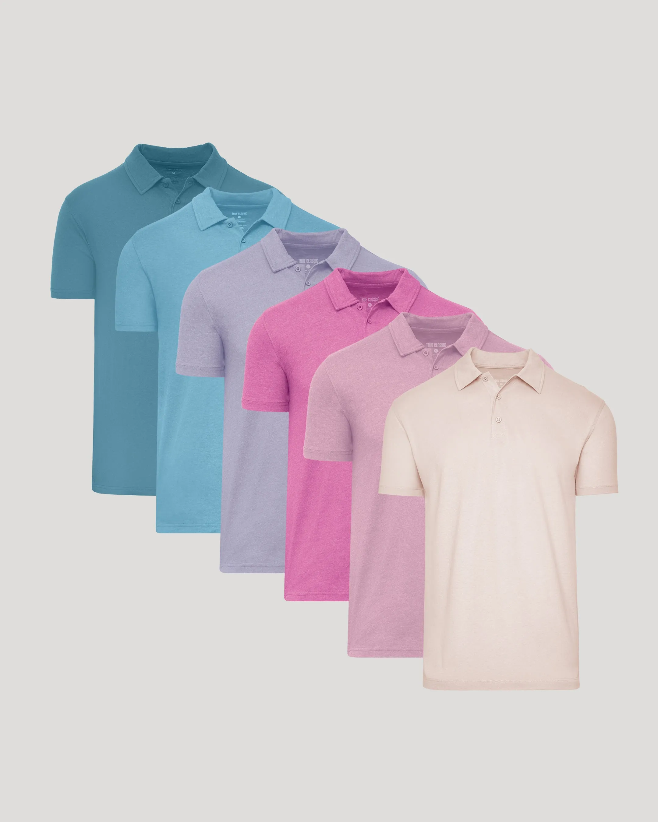 Limited Short Sleeve Classic Polo 6-Pack sold by True Classic
