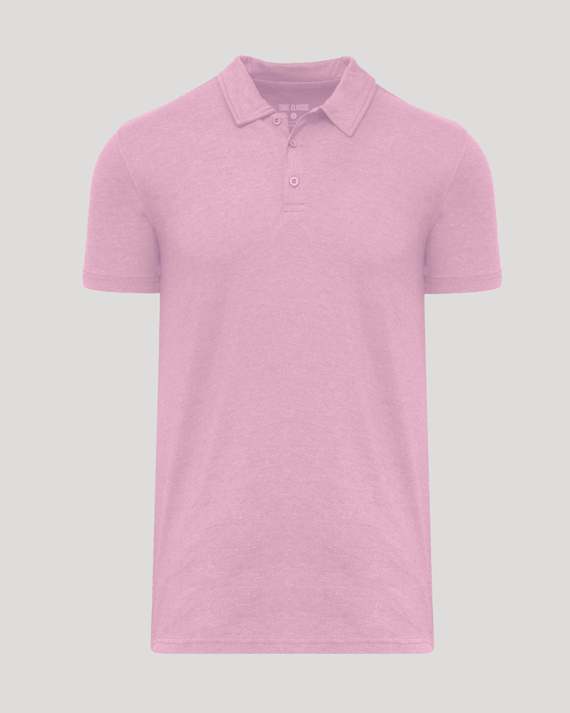 Heather Mauve Short Sleeve Tall Polo sold by True Classic product image thumbnail 2